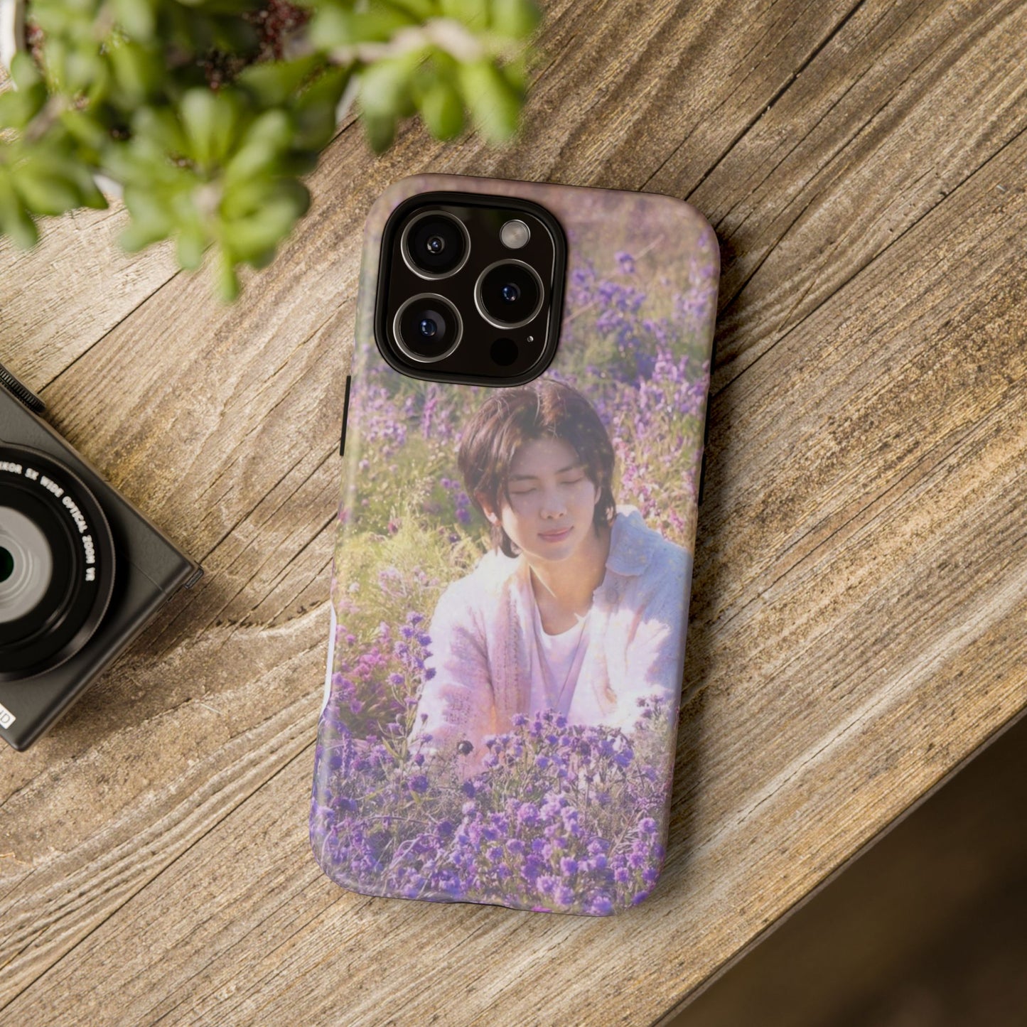 RM Floral Lavender Photo Phone Case