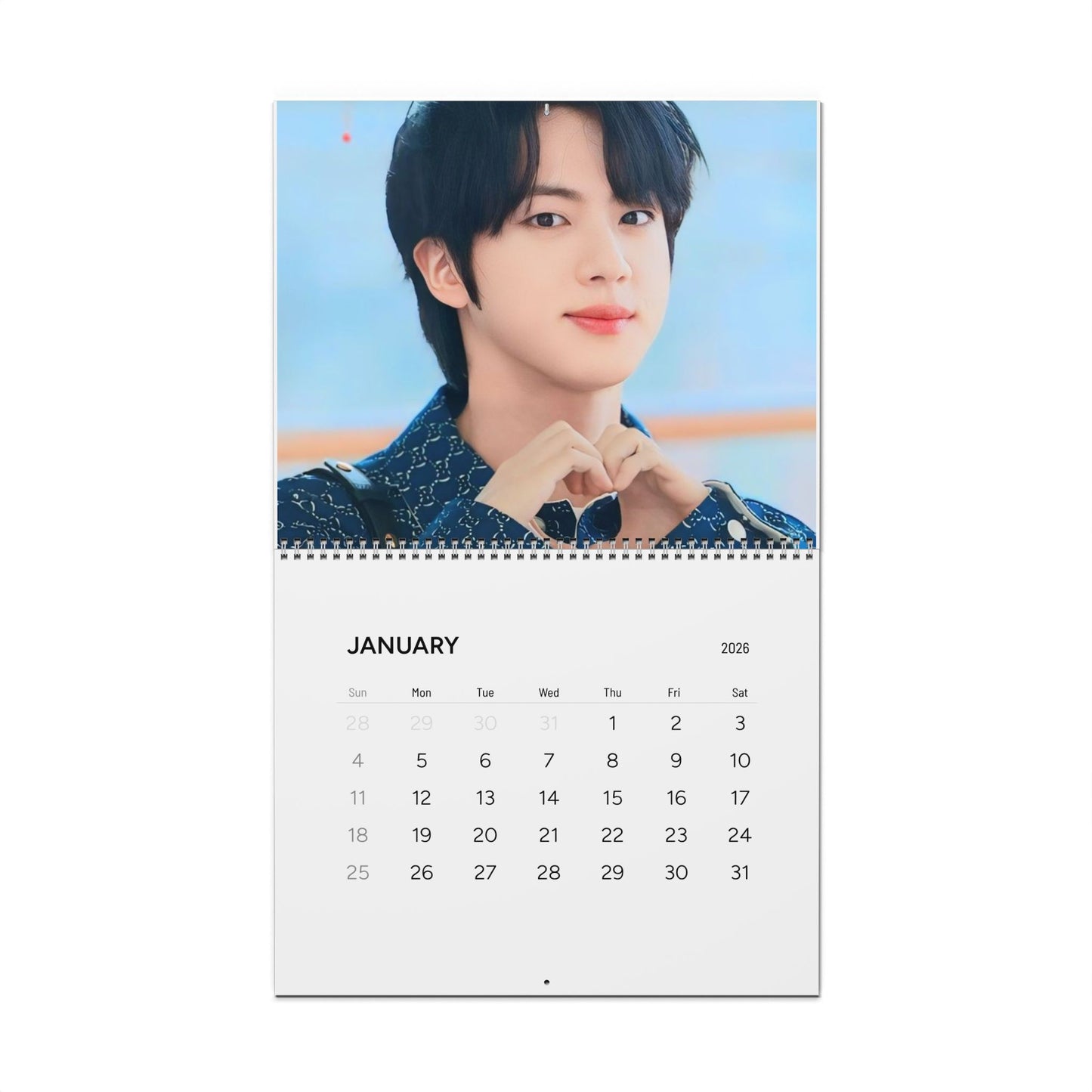 BTS Wall Calendar 2026 — Monthly Photo Calendar
