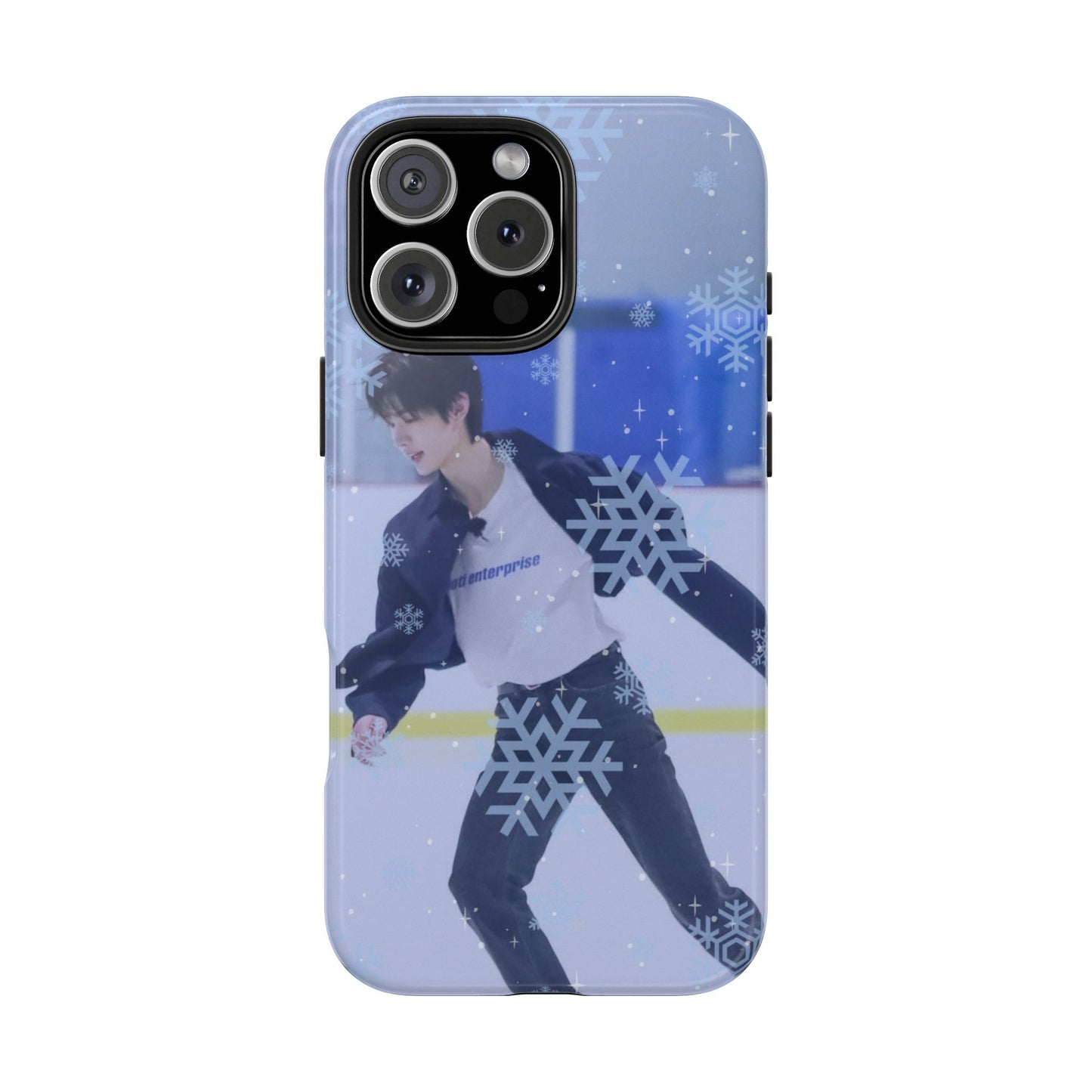 Ice Prince Tough Phone Case, Stylish Phone Protector, Winter Sports Accessory, Unique Gift for Skaters, Durable Phone Shell