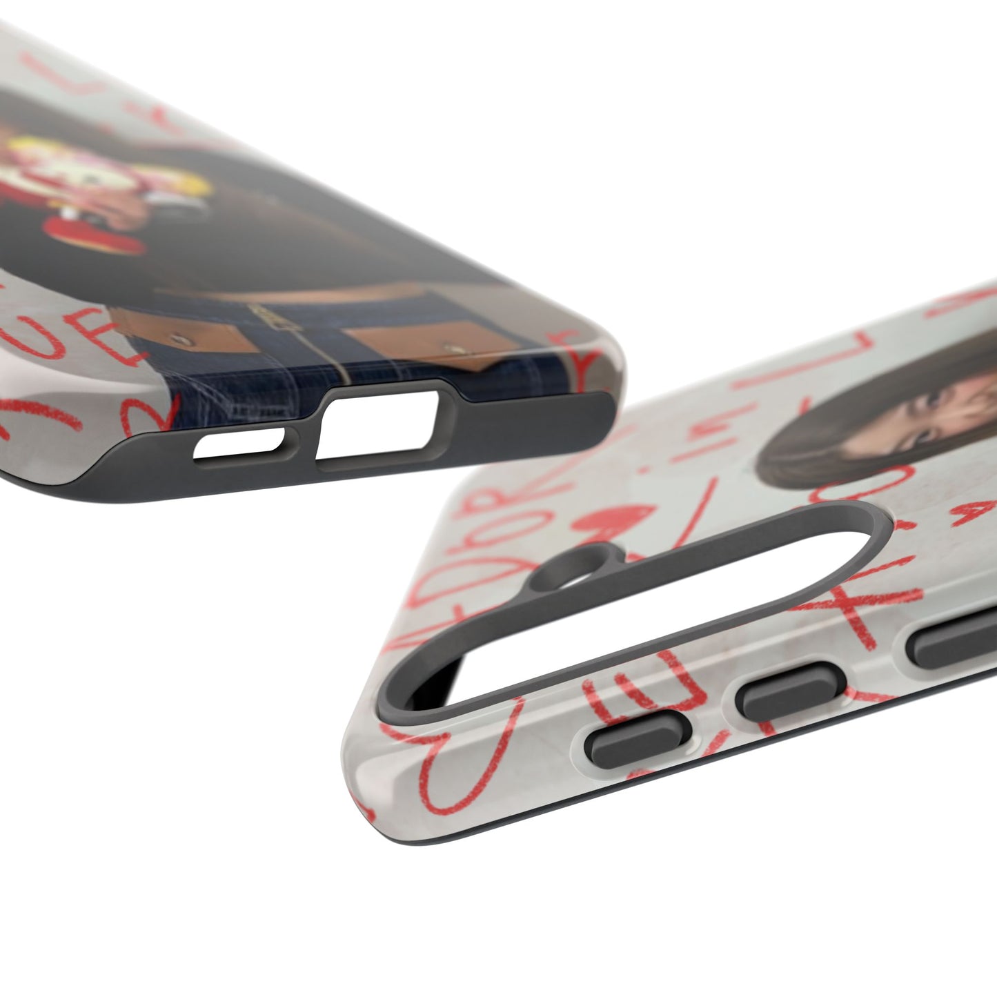 Yoonchae Phone Case — Adore Graffiti Heart Background