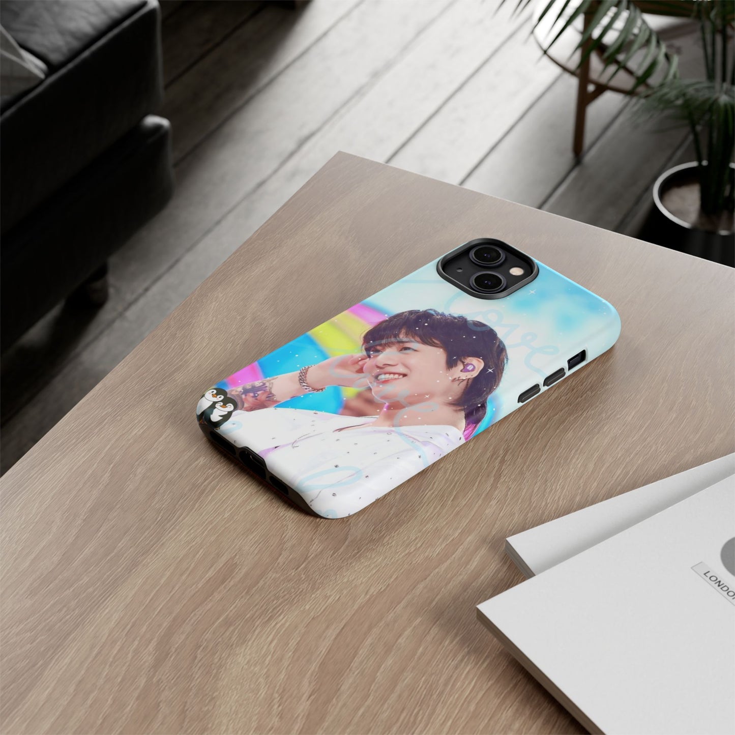 Jungkook Phone Case - Love Rainbow Kpop Design