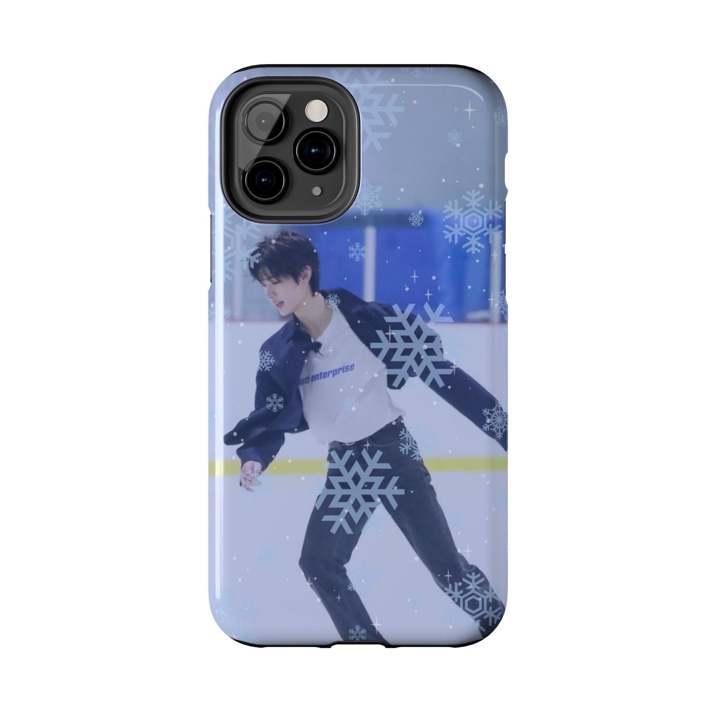 Ice Prince Tough Phone Case, Stylish Phone Protector, Winter Sports Accessory, Unique Gift for Skaters, Durable Phone Shell