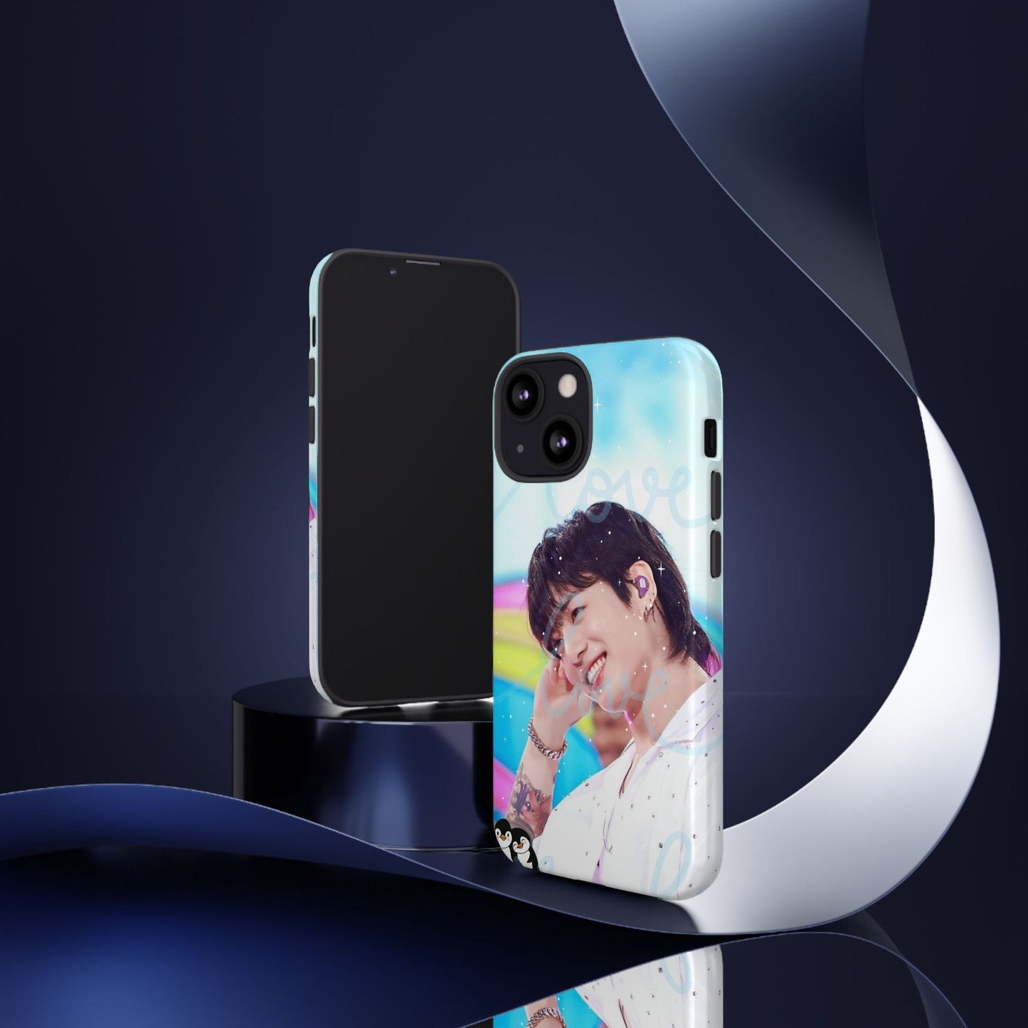 Jungkook Phone Case - Love Rainbow Kpop Design