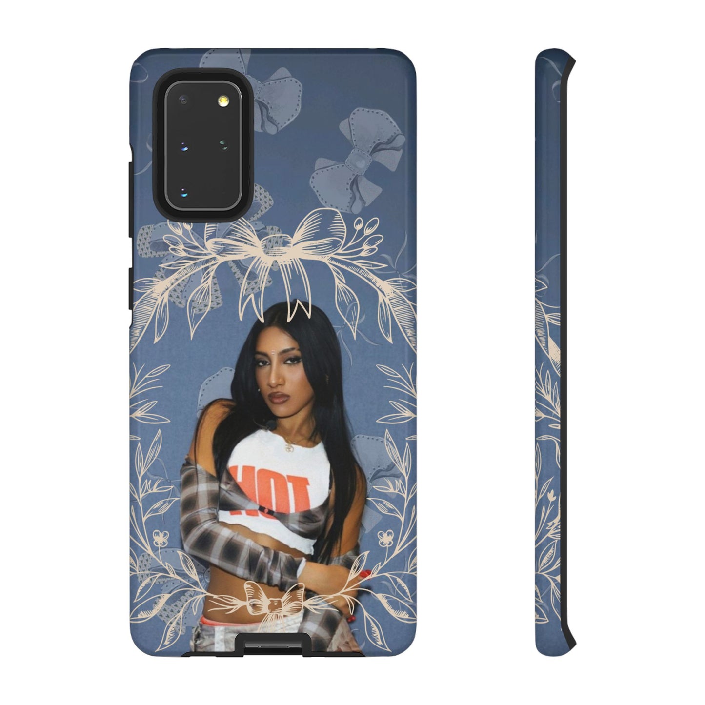 Lara Tough Phone Case — Protective Slim Case with Bow Wreath Design