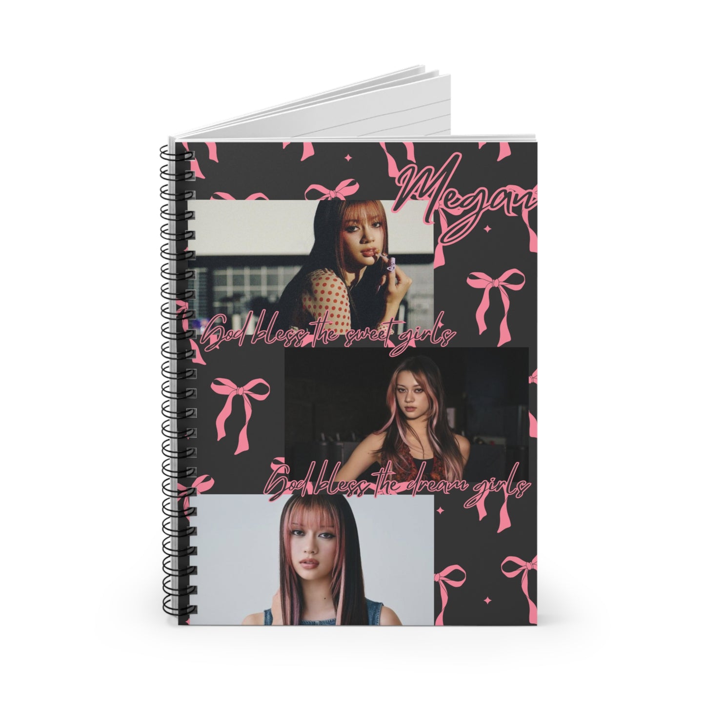 Megan Spiral Notebook — Ruled Spiral Journal