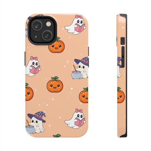 Halloween Ghosts Phone Case, Cute Tough Case, Pumpkin Designs, Spooky Decor, Fall Accessories, Trick or Treat Gift