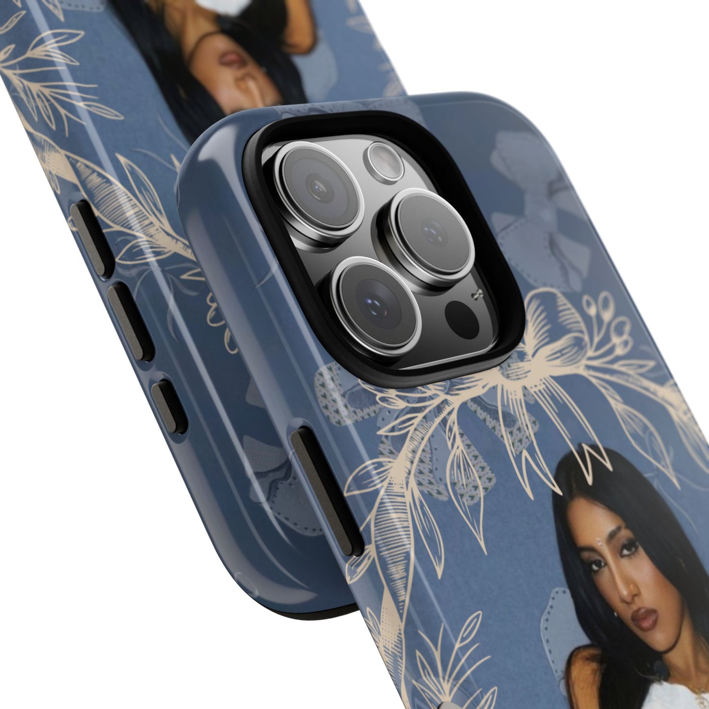 Lara Tough Phone Case — Protective Slim Case with Bow Wreath Design