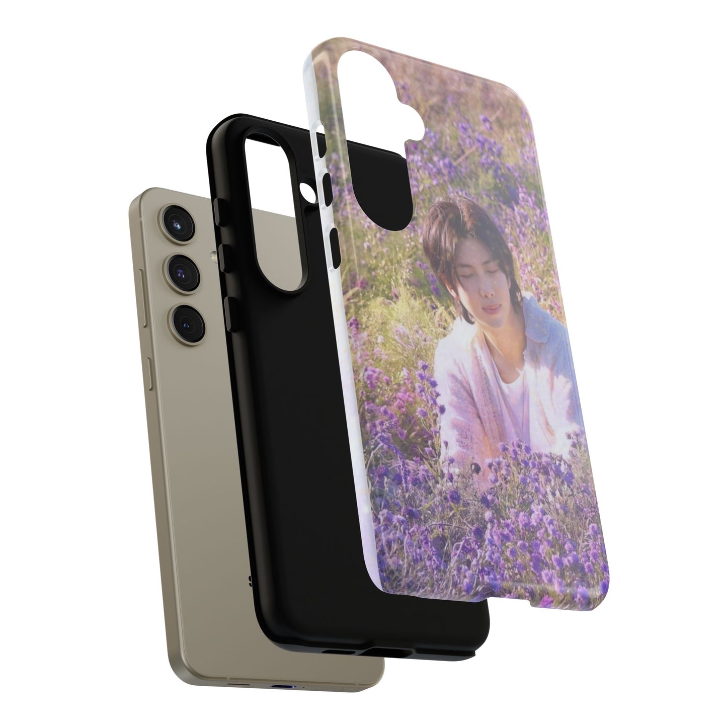 RM Floral Lavender Photo Phone Case