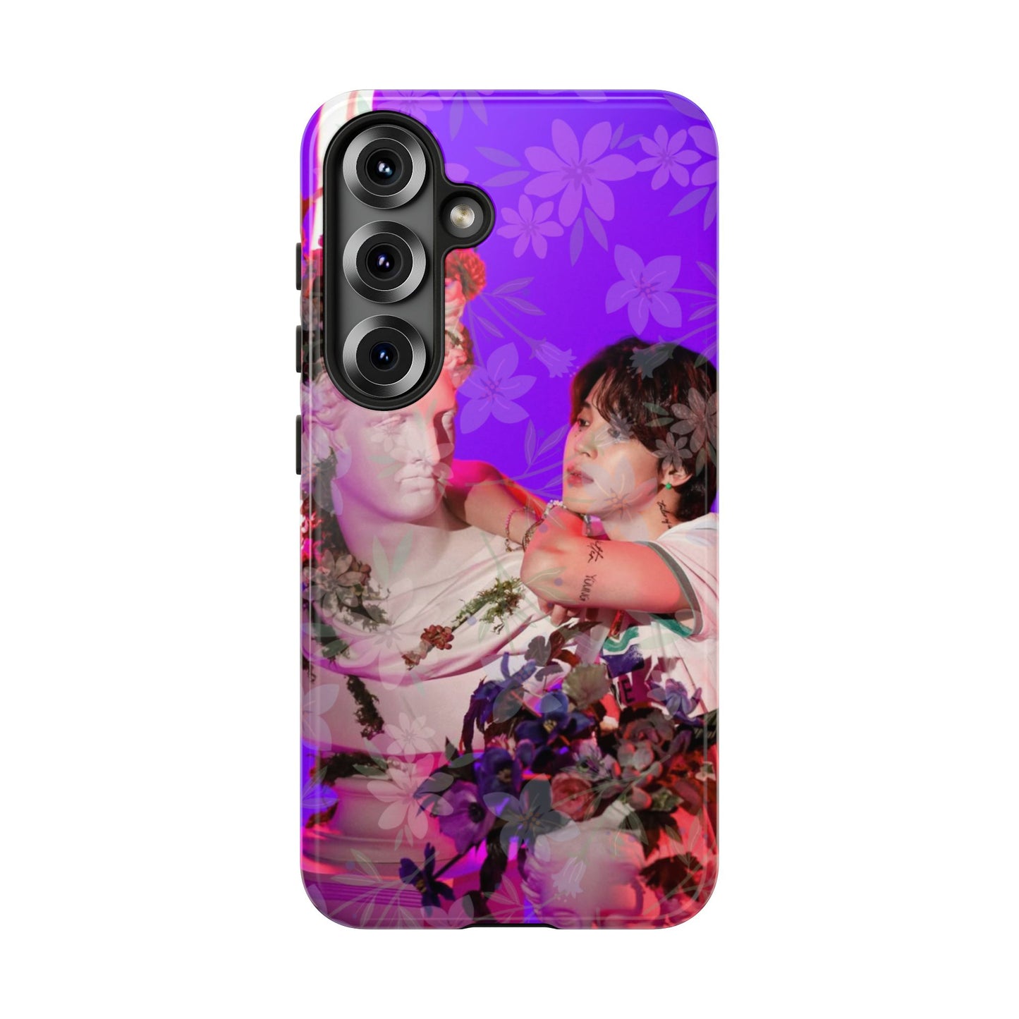 Park Jimin Phone Case — Retro Floral Phone Cover