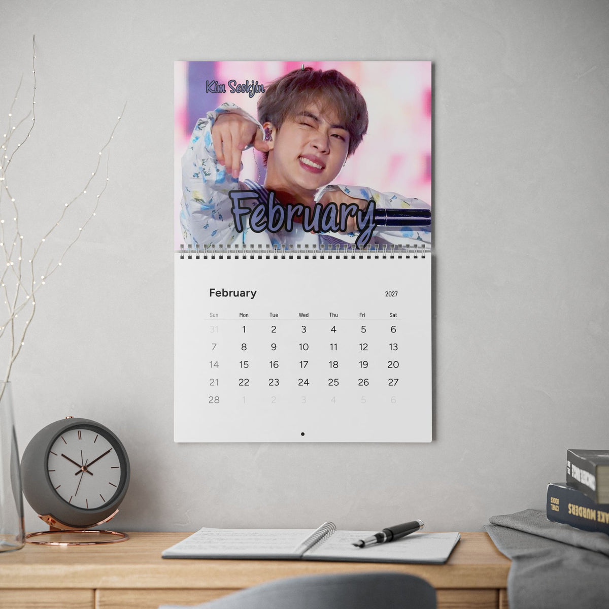 BTS 2027 Wall Calendar