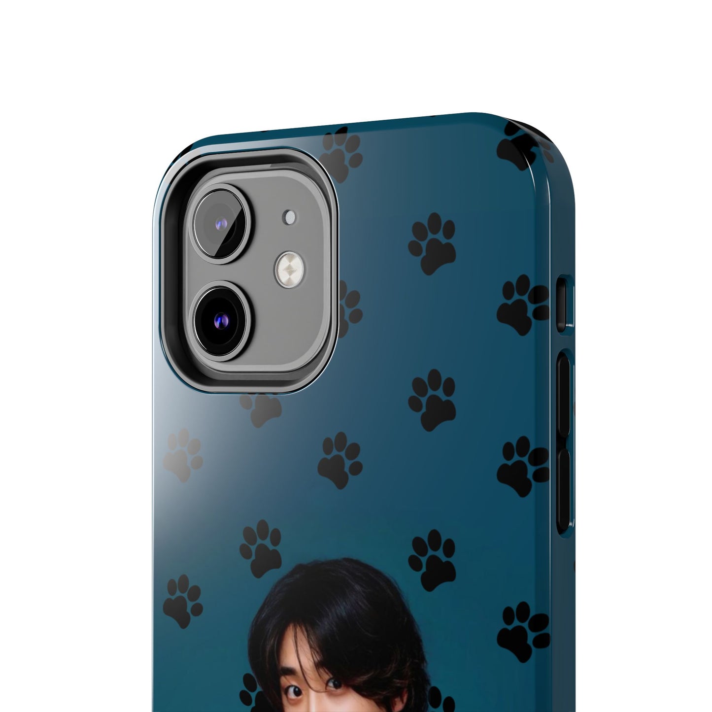 Han Jisung Paw Pattern Tough Phone Case — Photo Graphic Design