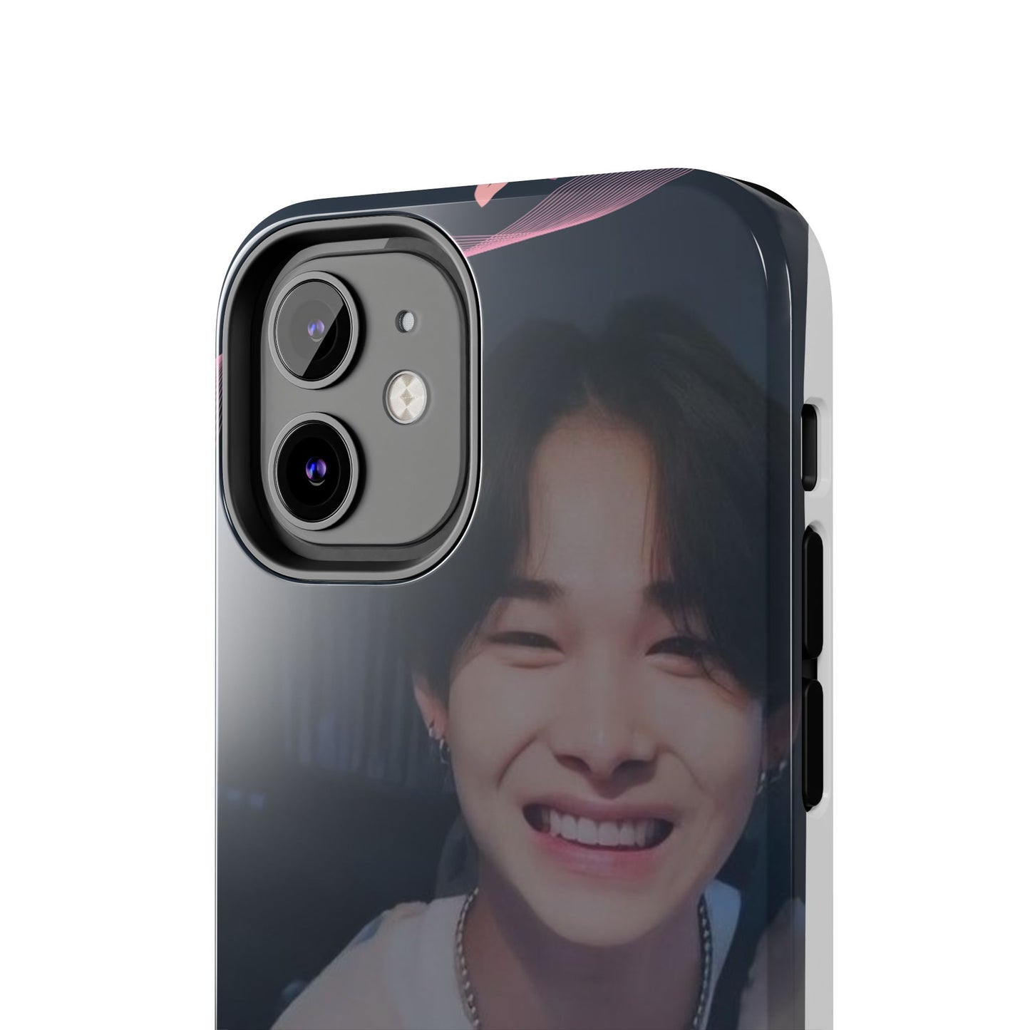 Customizable Phone Case, Cute Phone Cover, Gifts for Teens, Personalized Accessories, Trendy Phone Protection, Heart Design