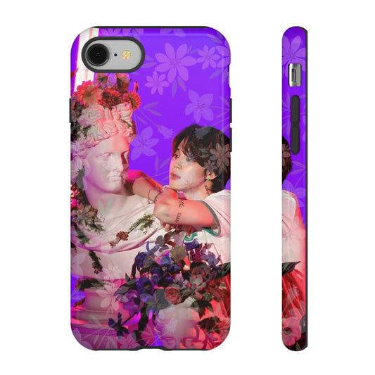 Park Jimin Phone Case — Retro Floral Phone Cover