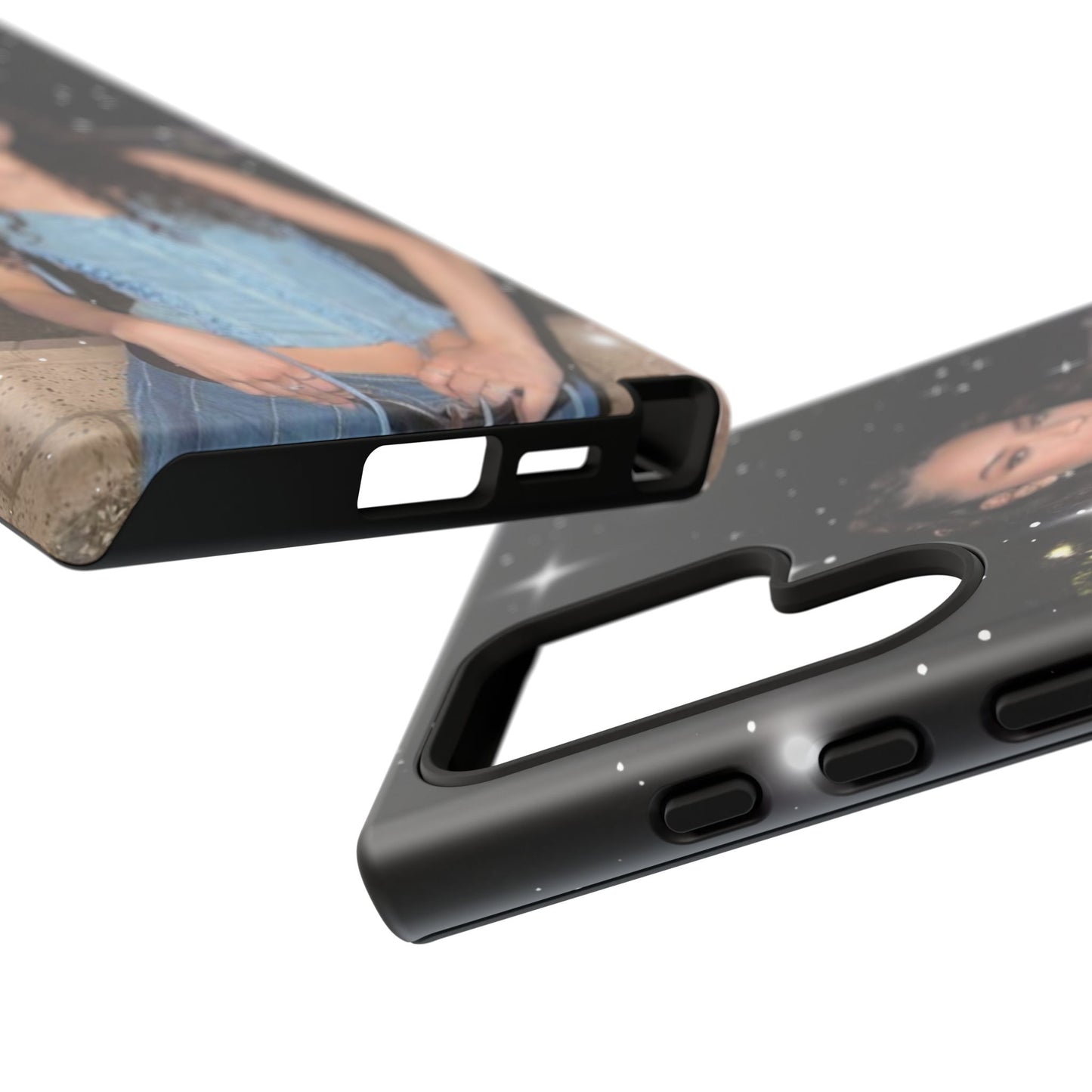 Daniela Phone Case — Glam Night Photo Sparkle Design