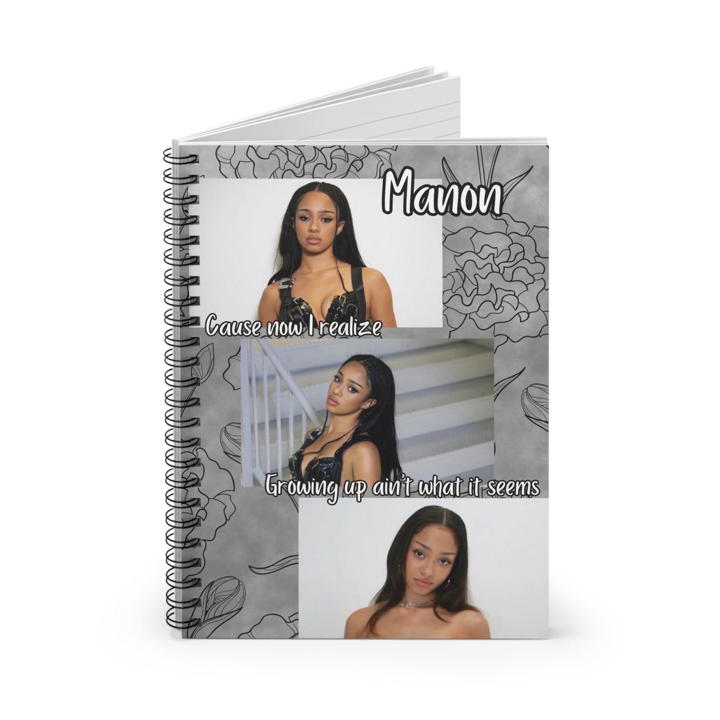 Manon Spiral Notebook —  Ruled Journal