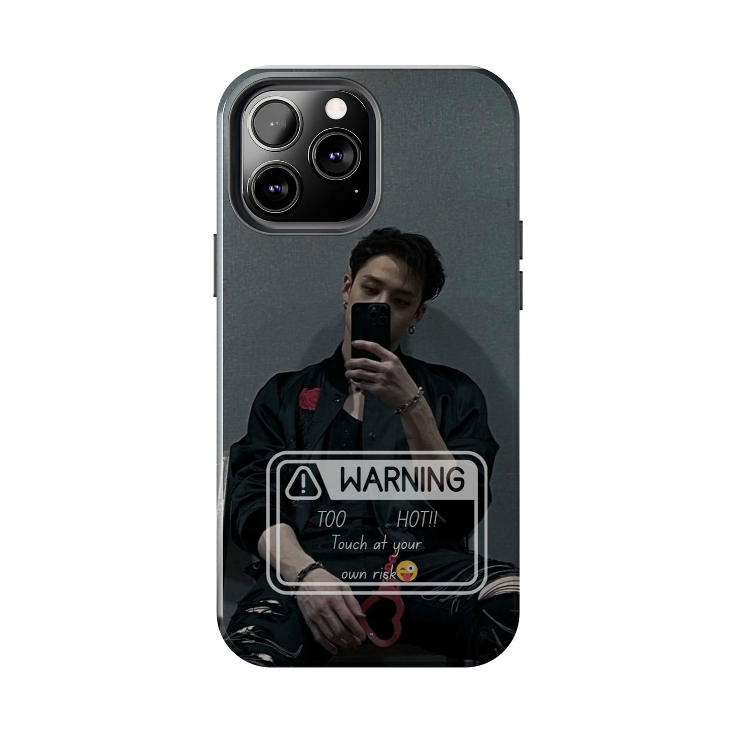 Warning: Bang Chan Tough Phone Case — Protective Slim Cover