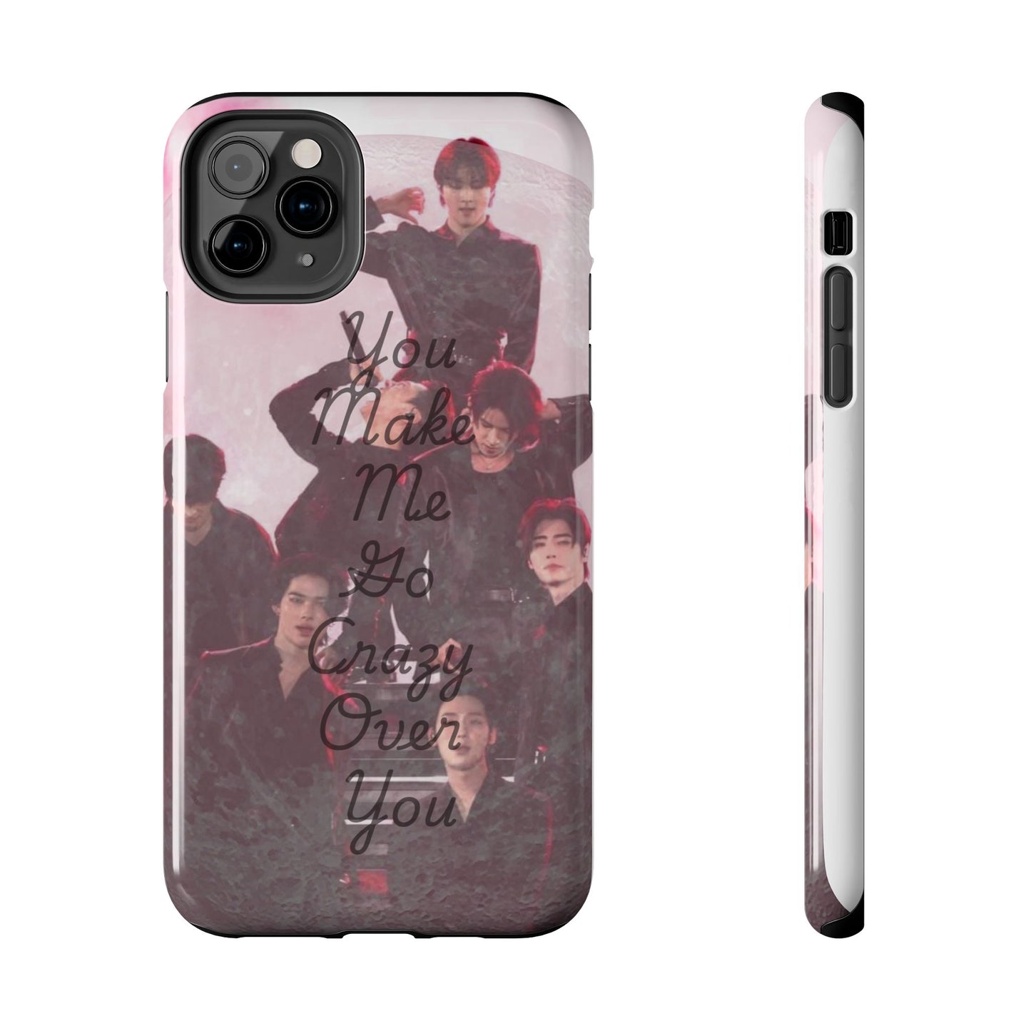 Enhypen Stylish Phone Case - You Make Me Go Crazy Over You, Durable Protection, Trendy Accessory, Gift for Friends