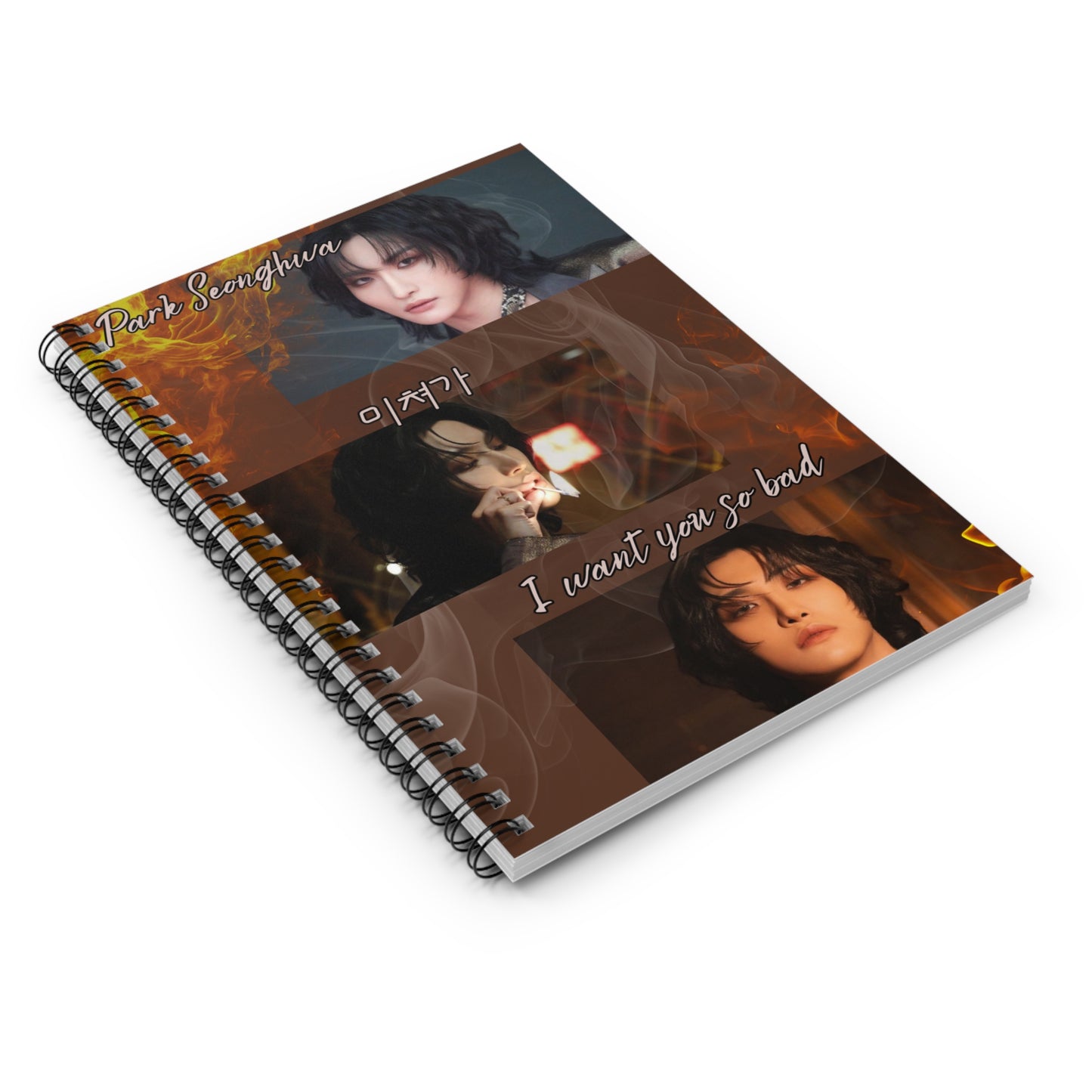 Park Seonghwa Notebook — K-Pop Journal ("I Want You So Bad")