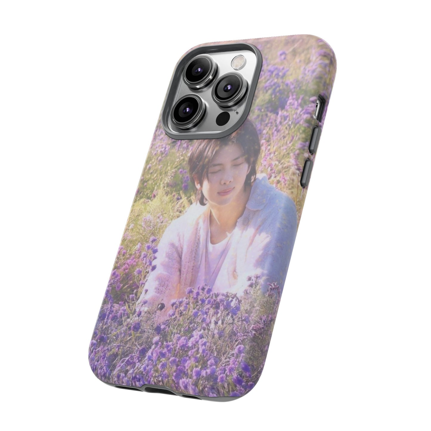 RM Floral Lavender Photo Phone Case