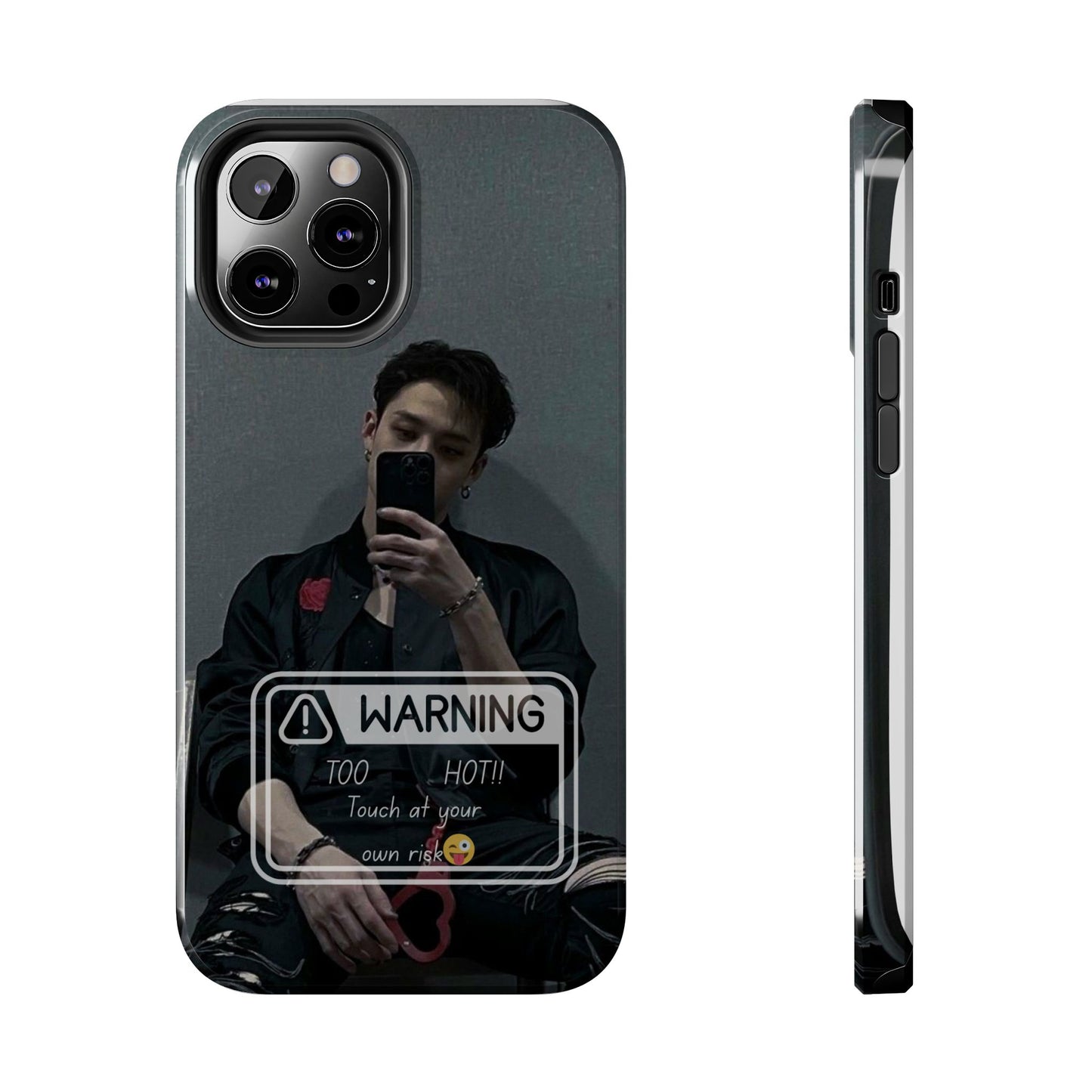 Warning: Bang Chan Tough Phone Case — Protective Slim Cover