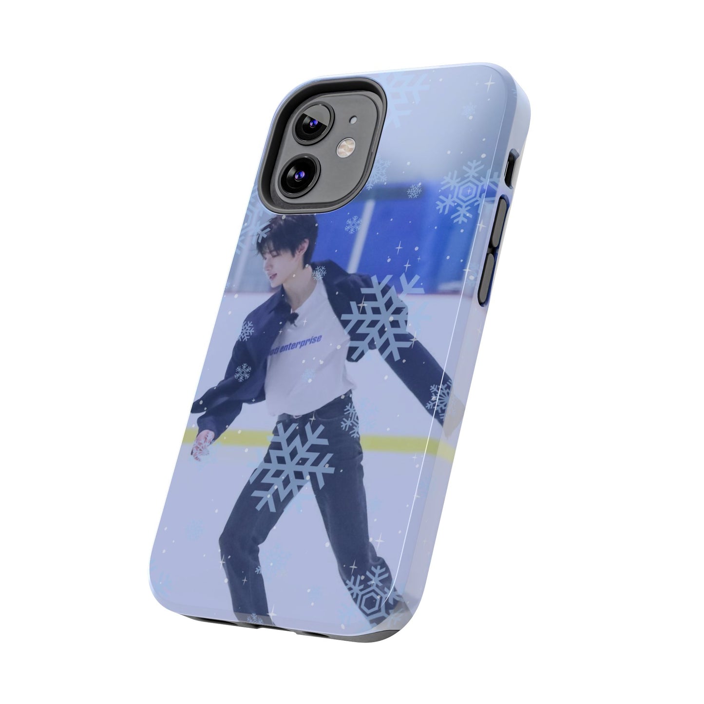 Ice Prince Tough Phone Case, Stylish Phone Protector, Winter Sports Accessory, Unique Gift for Skaters, Durable Phone Shell