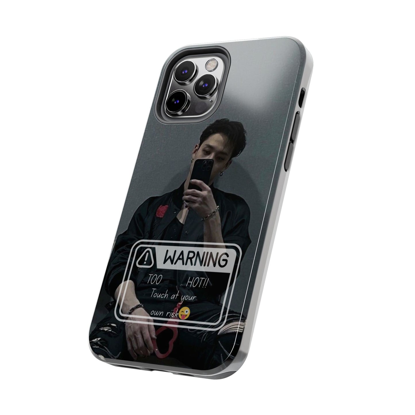 Warning: Bang Chan Tough Phone Case — Protective Slim Cover