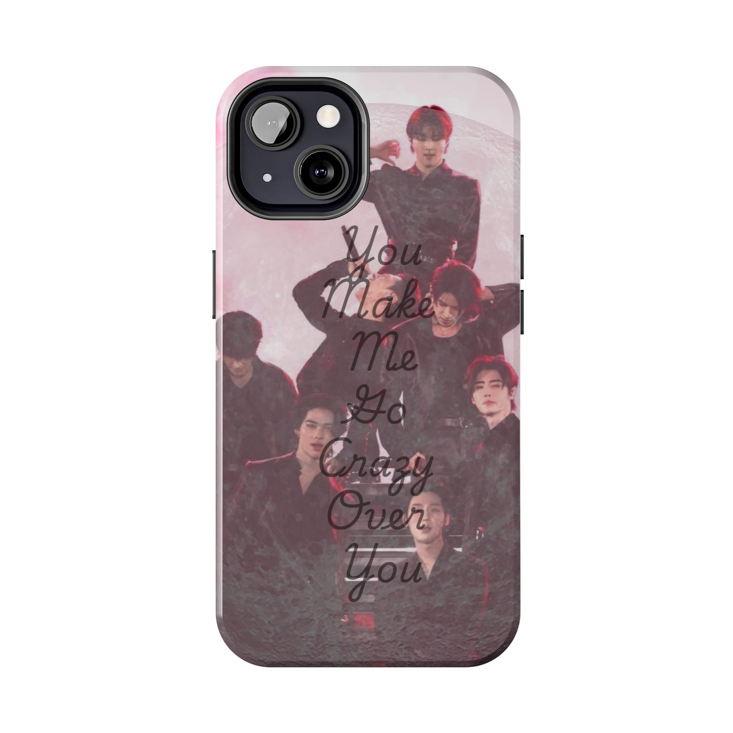 Enhypen Stylish Phone Case - You Make Me Go Crazy Over You, Durable Protection, Trendy Accessory, Gift for Friends