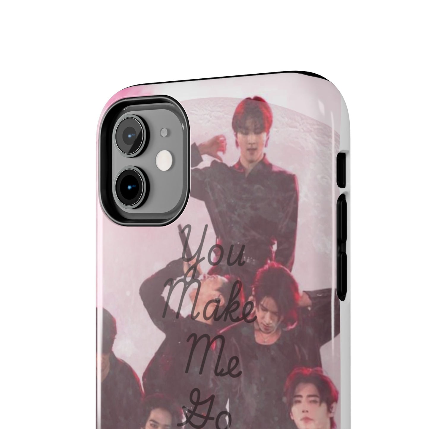 Enhypen Stylish Phone Case - You Make Me Go Crazy Over You, Durable Protection, Trendy Accessory, Gift for Friends