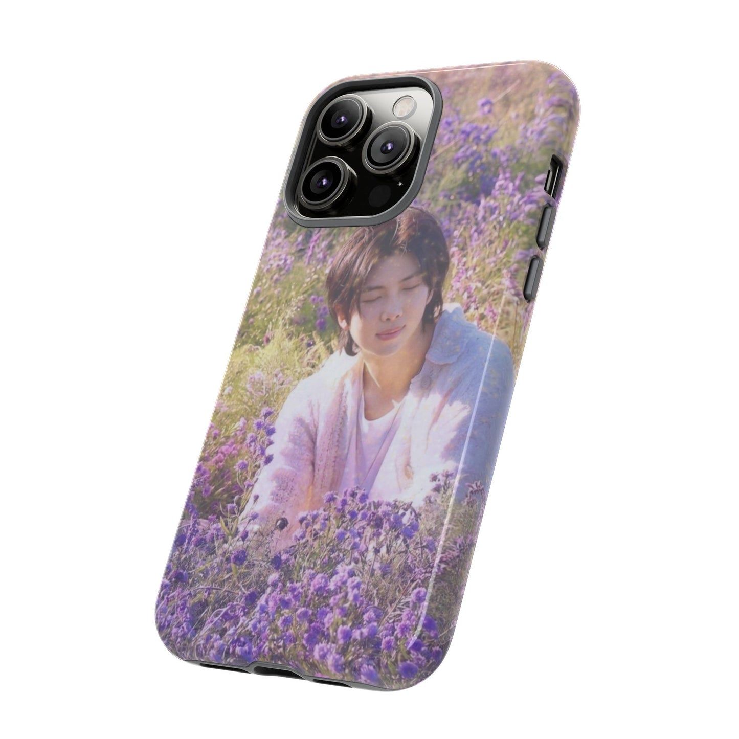 RM Floral Lavender Photo Phone Case