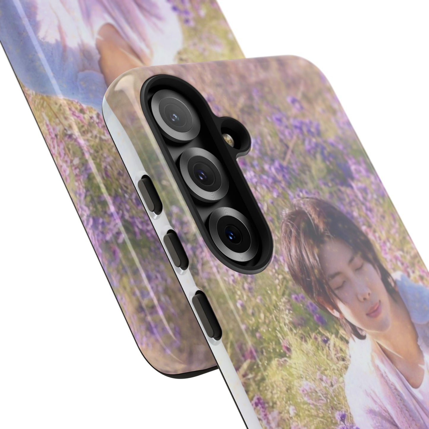 RM Floral Lavender Photo Phone Case