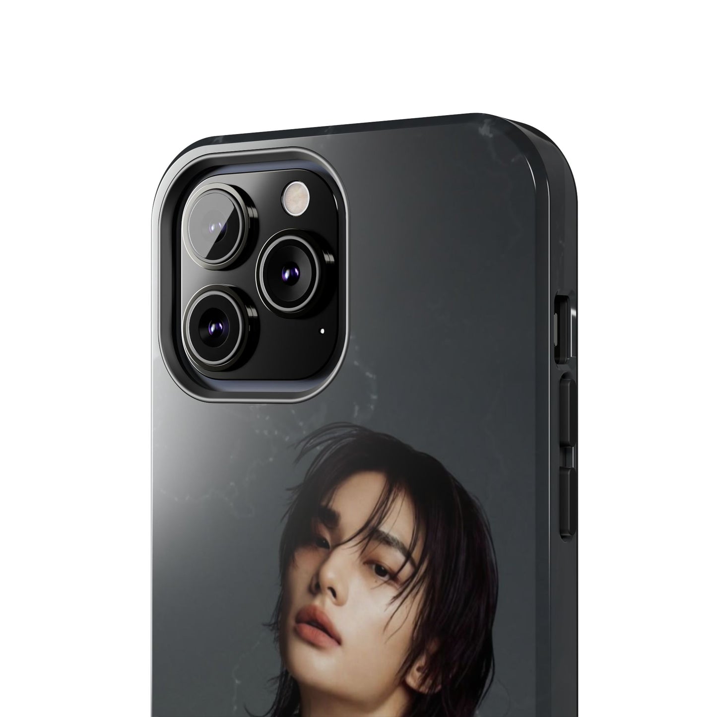 Hyunjin Tough Phone Case — Moody Portrait Slim Protective Case