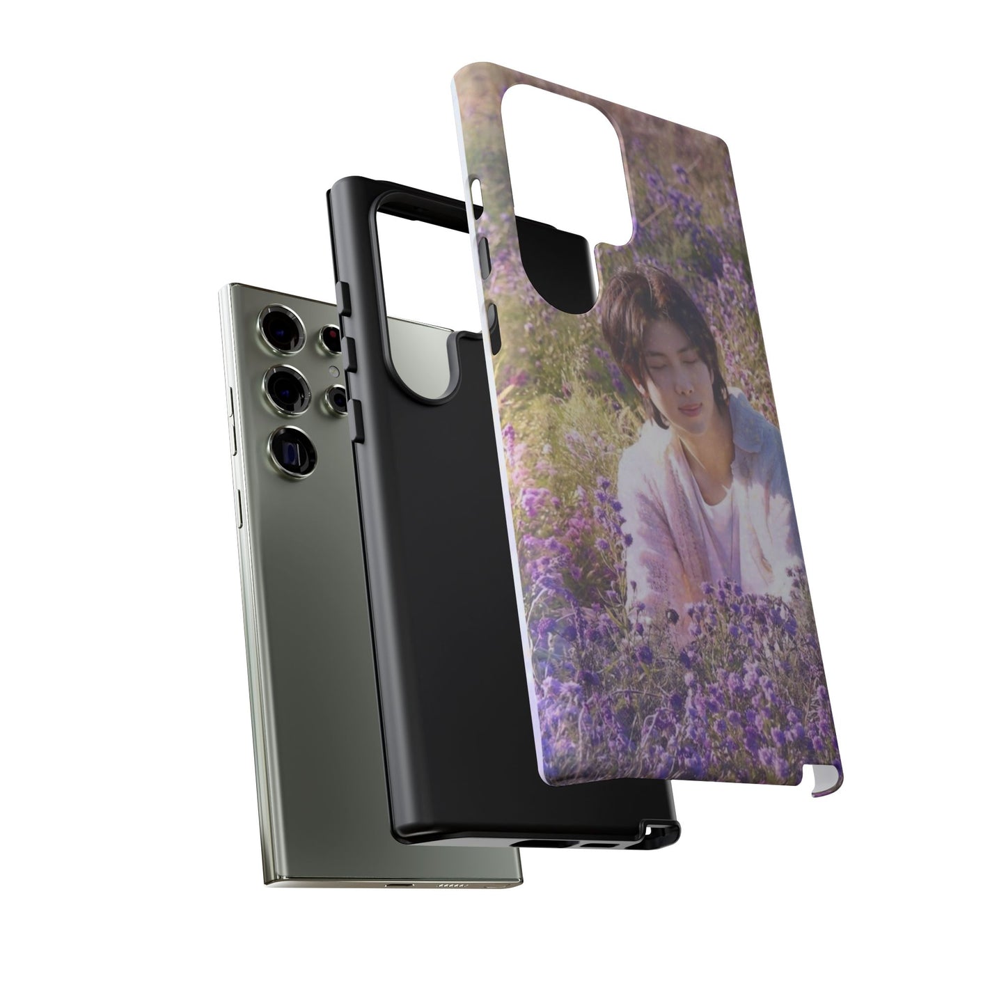 RM Floral Lavender Photo Phone Case