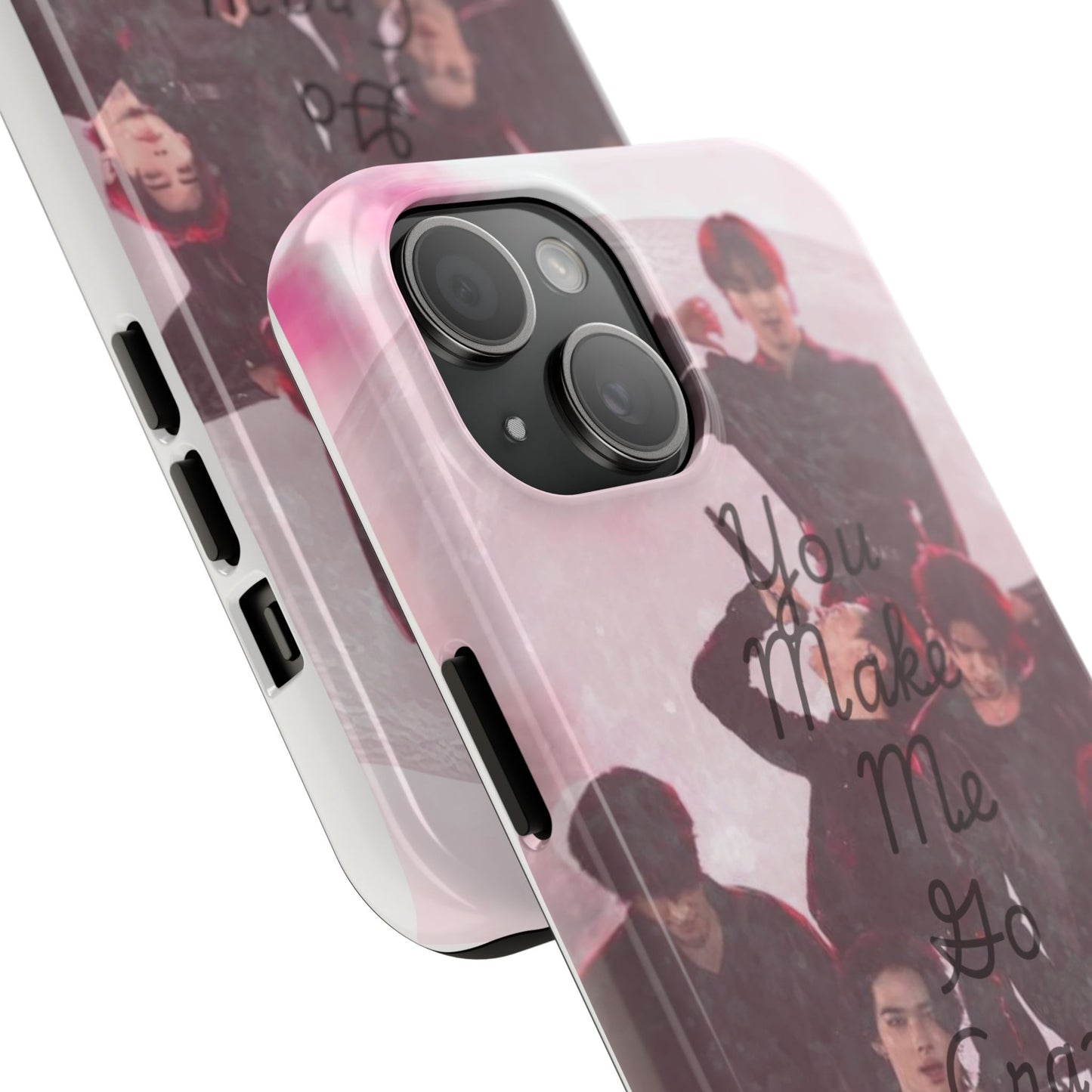 Enhypen Stylish Phone Case - You Make Me Go Crazy Over You, Durable Protection, Trendy Accessory, Gift for Friends