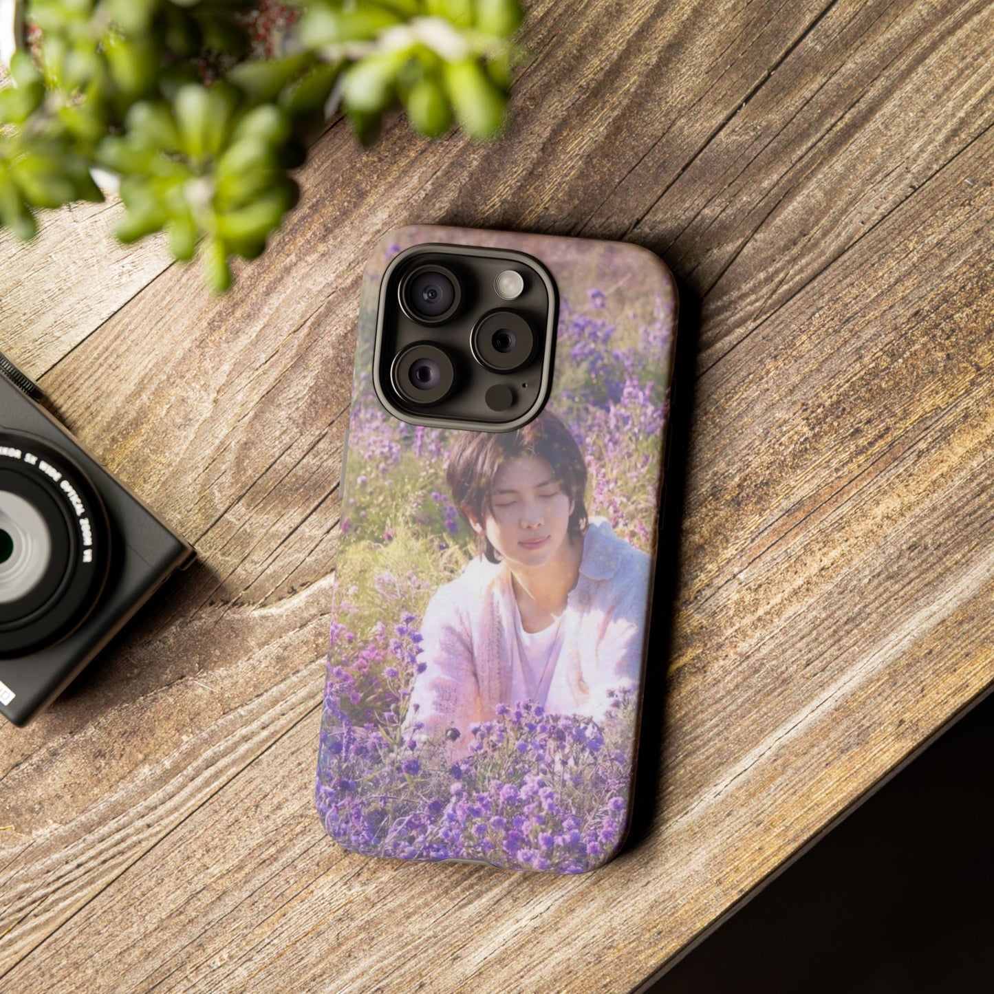 RM Floral Lavender Photo Phone Case