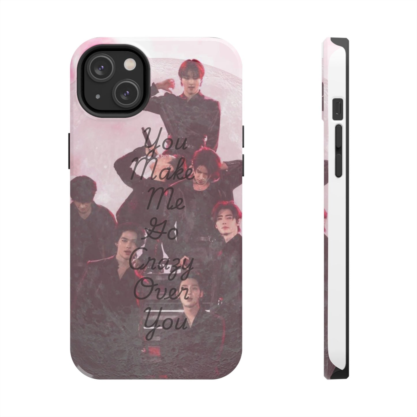 Enhypen Stylish Phone Case - You Make Me Go Crazy Over You, Durable Protection, Trendy Accessory, Gift for Friends