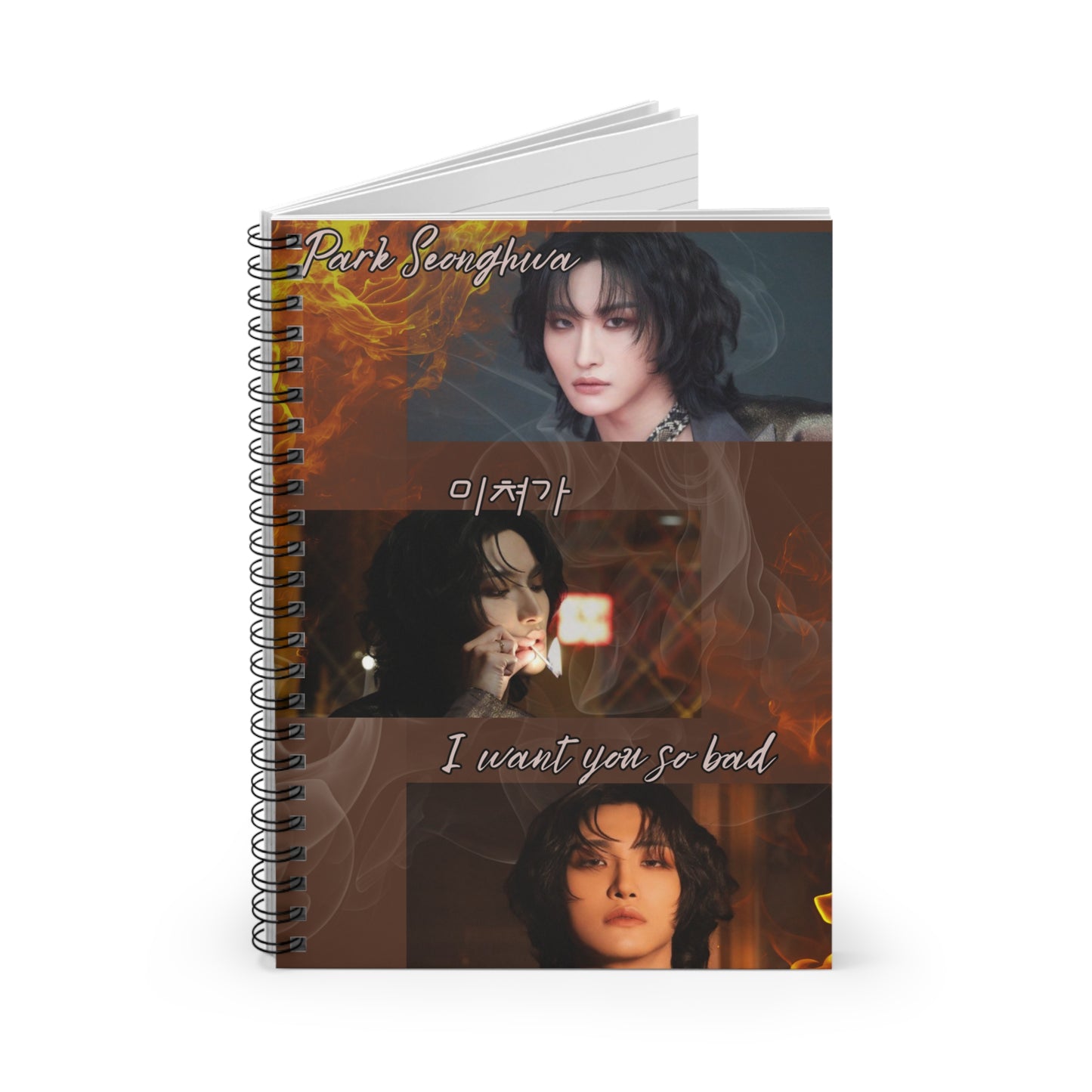 Park Seonghwa Notebook — K-Pop Journal ("I Want You So Bad")