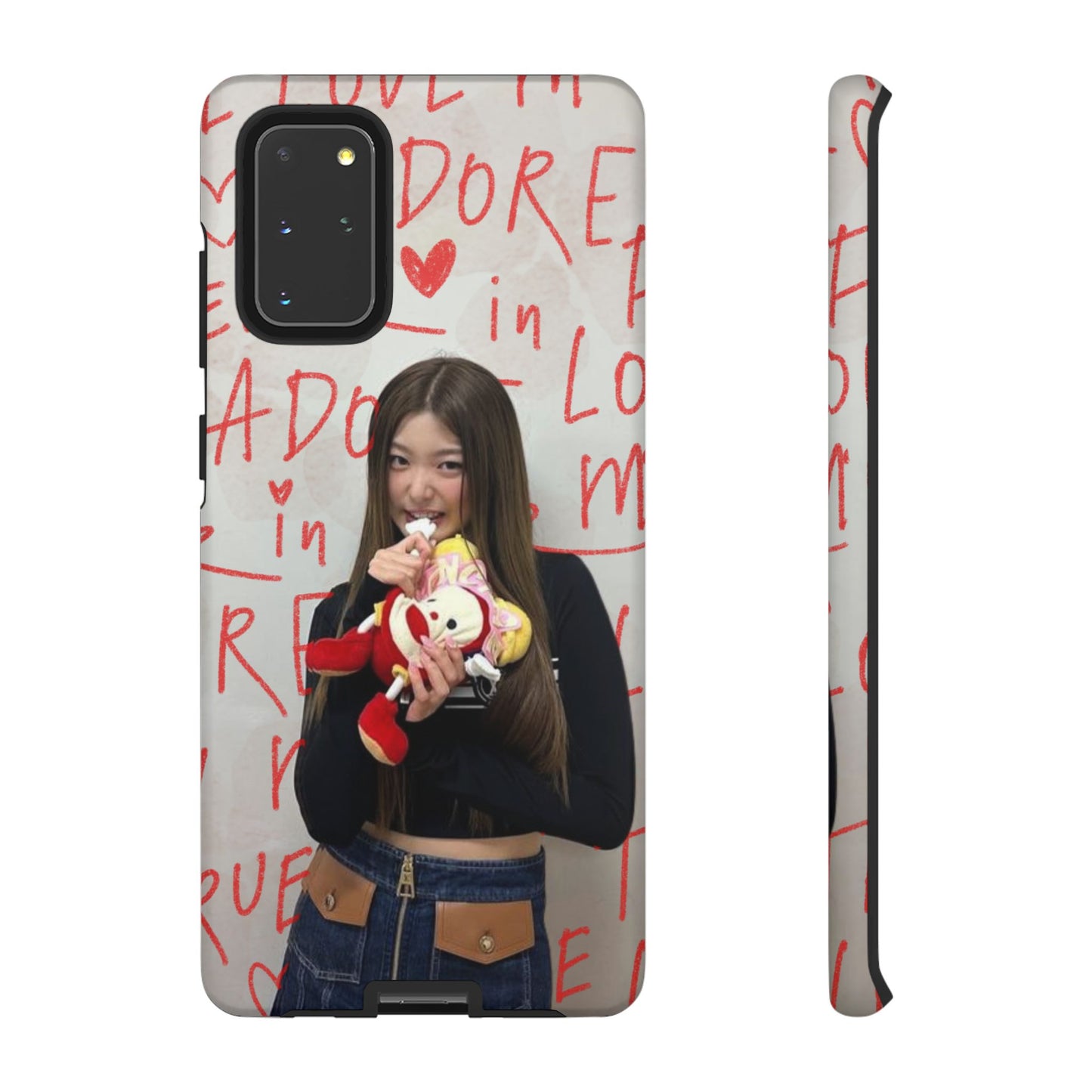 Yoonchae Phone Case — Adore Graffiti Heart Background
