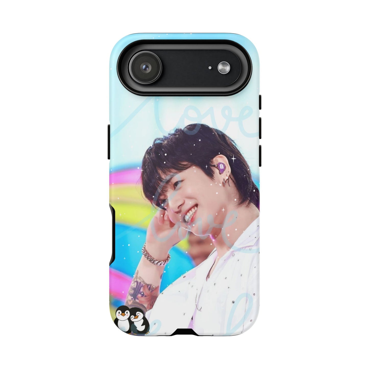 Jungkook Phone Case - Love Rainbow Kpop Design