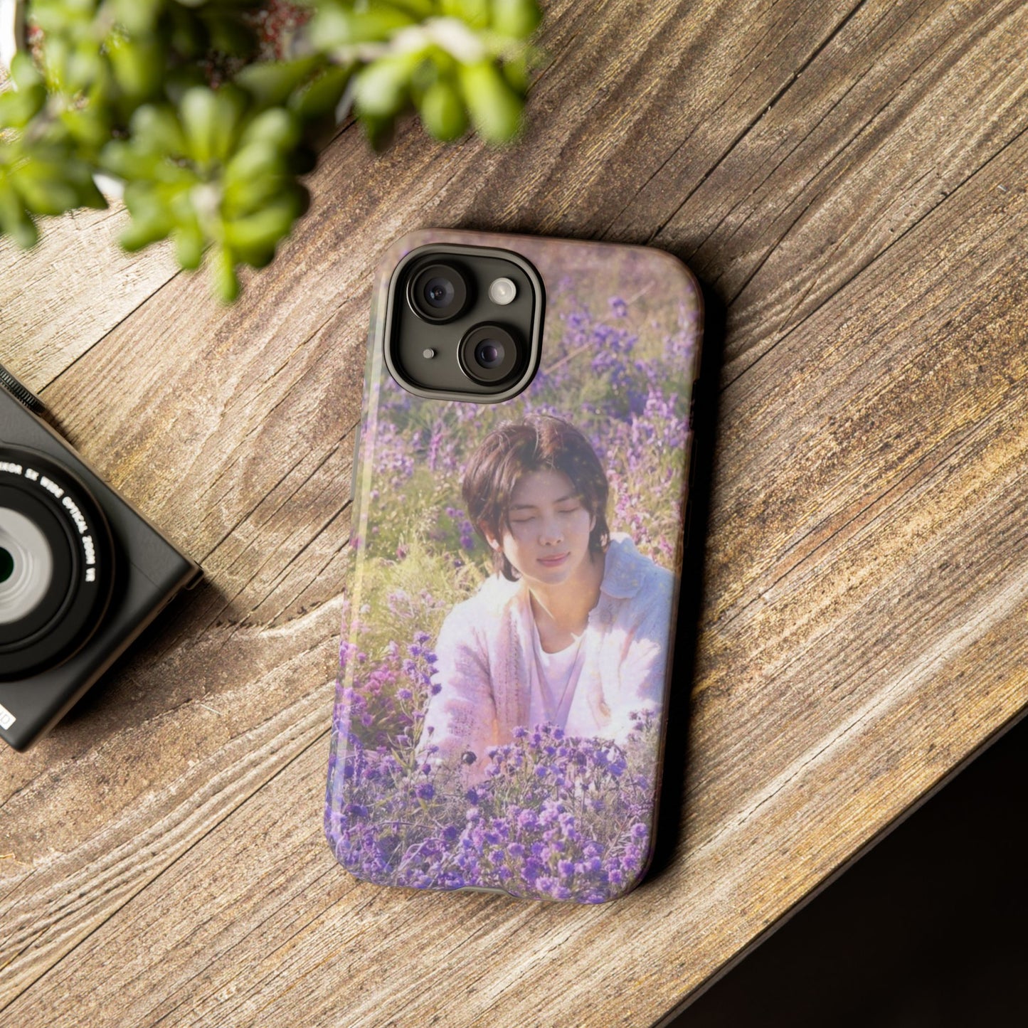 RM Floral Lavender Photo Phone Case