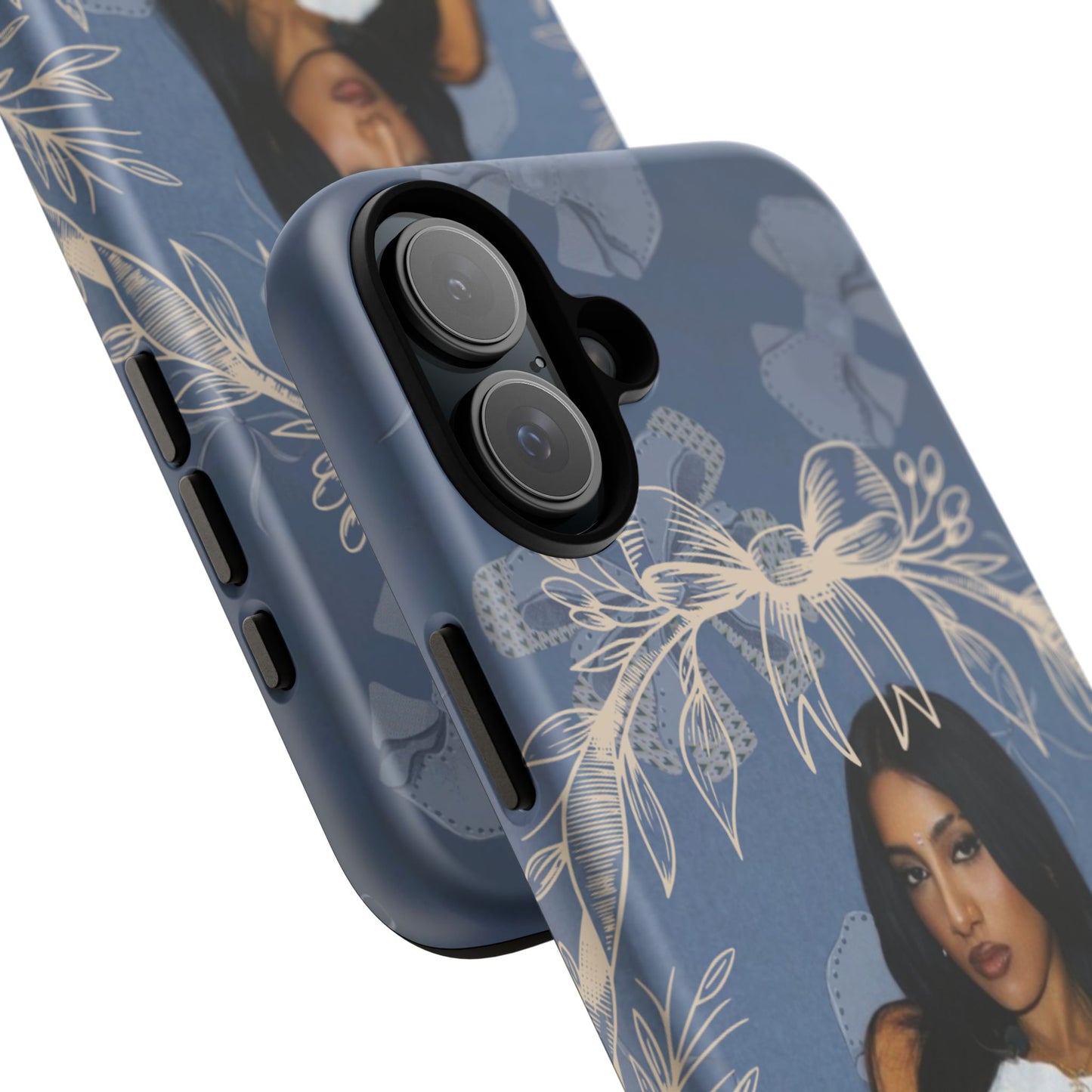 Lara Tough Phone Case — Protective Slim Case with Bow Wreath Design