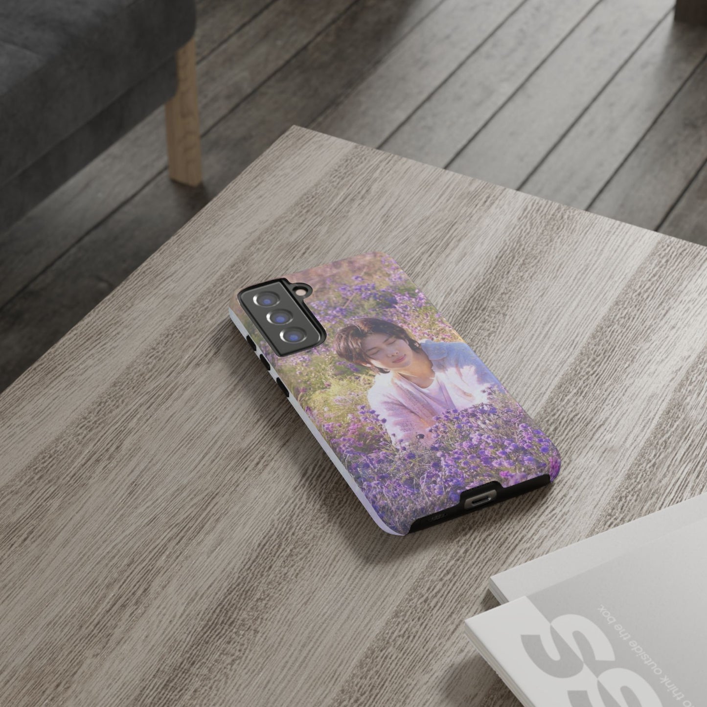RM Floral Lavender Photo Phone Case