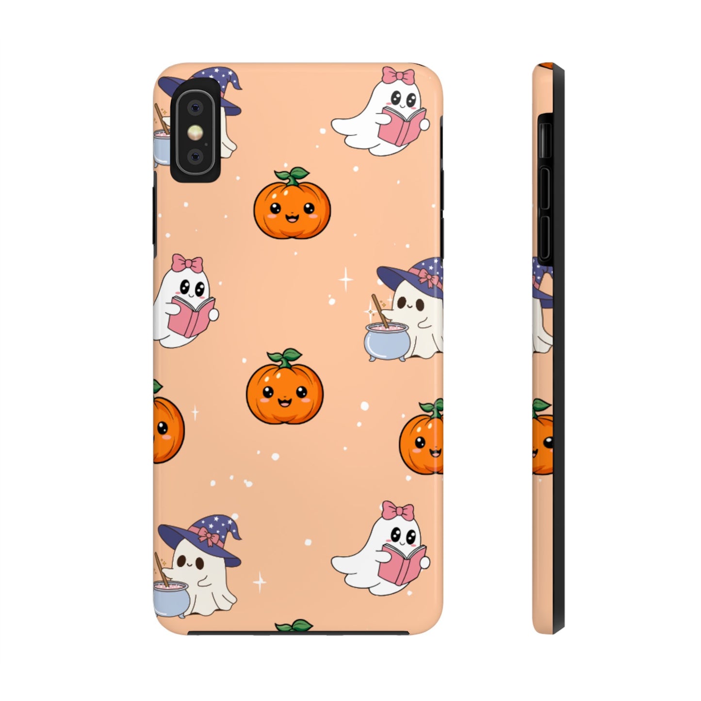 Halloween Ghosts Phone Case, Cute Tough Case, Pumpkin Designs, Spooky Decor, Fall Accessories, Trick or Treat Gift