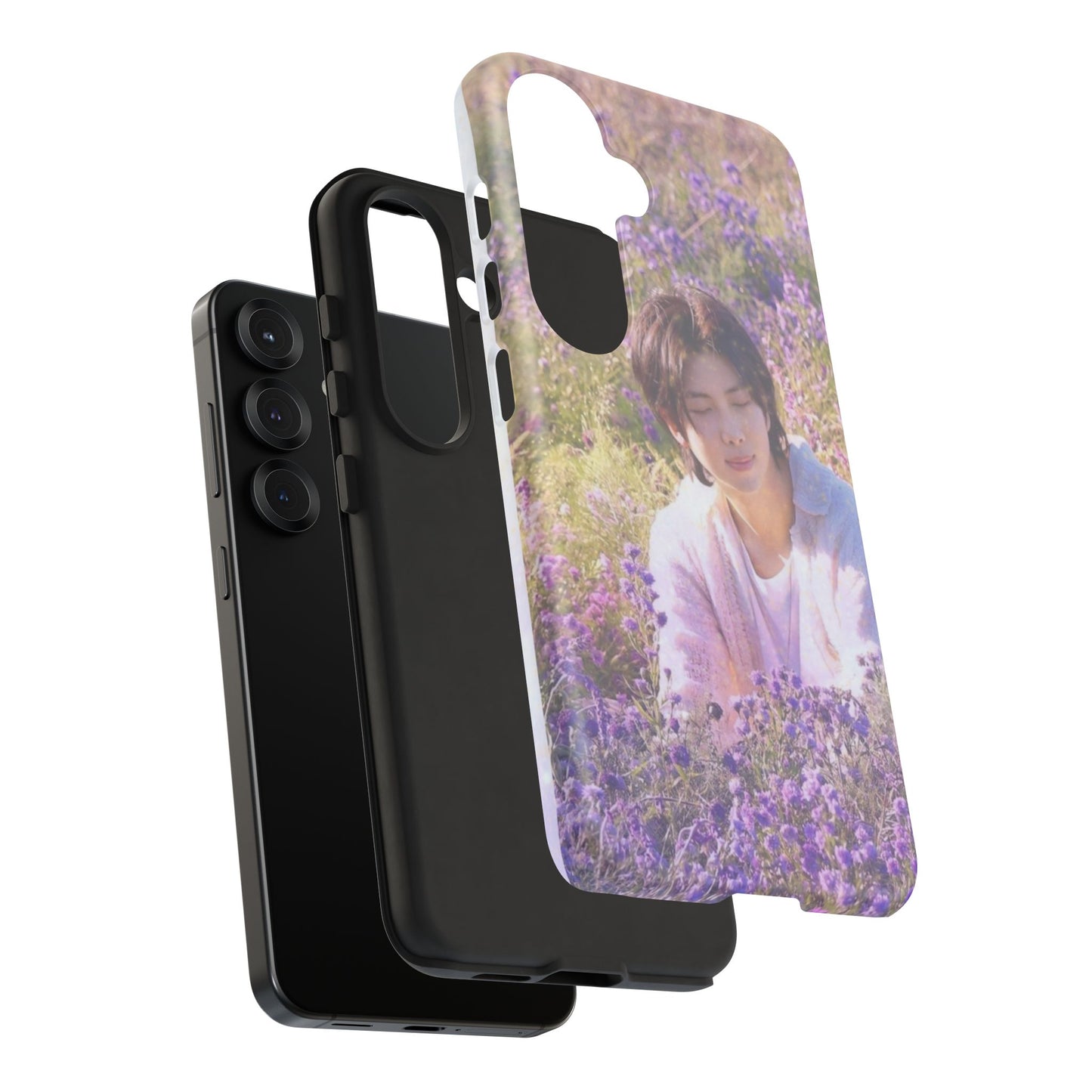 RM Floral Lavender Photo Phone Case