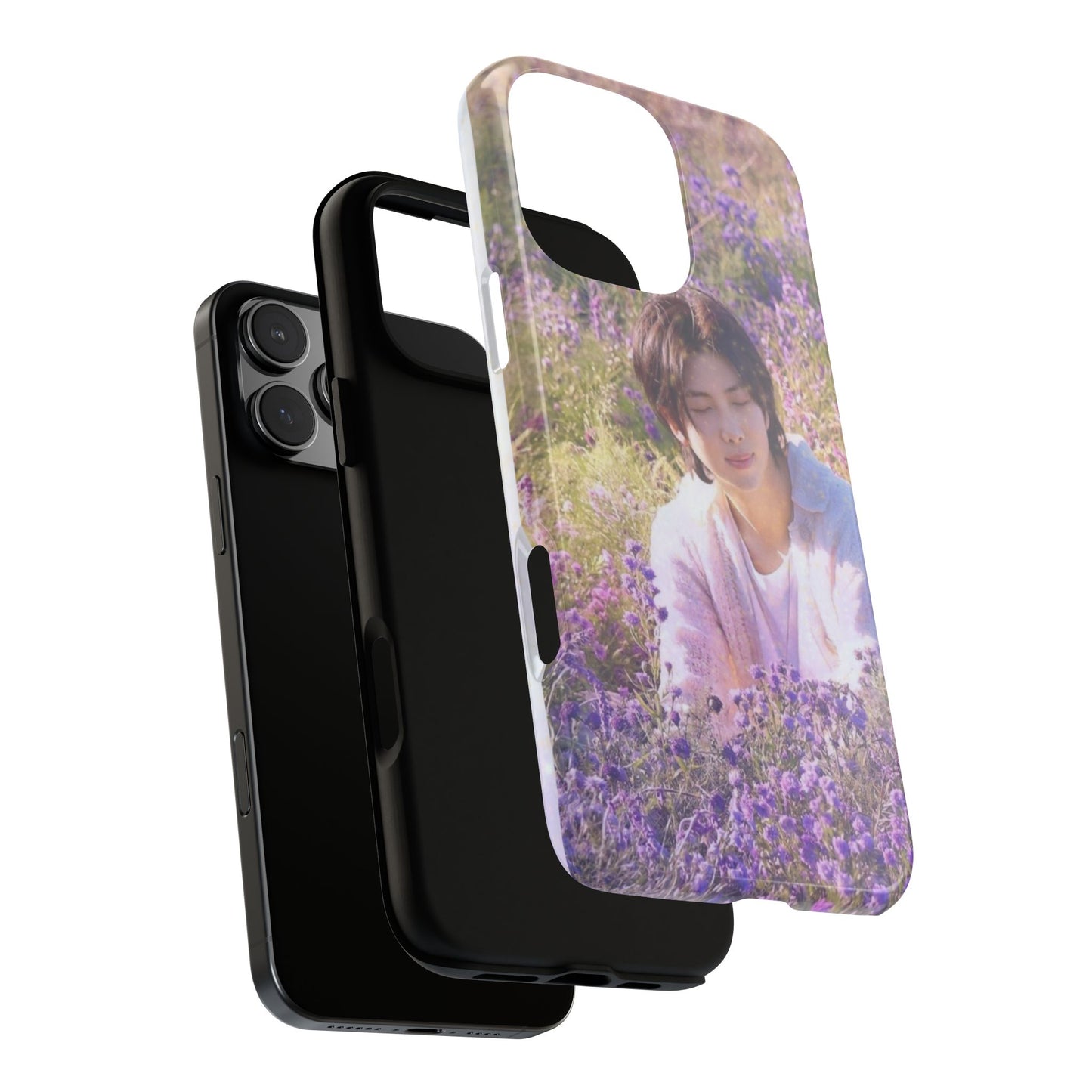 RM Floral Lavender Photo Phone Case