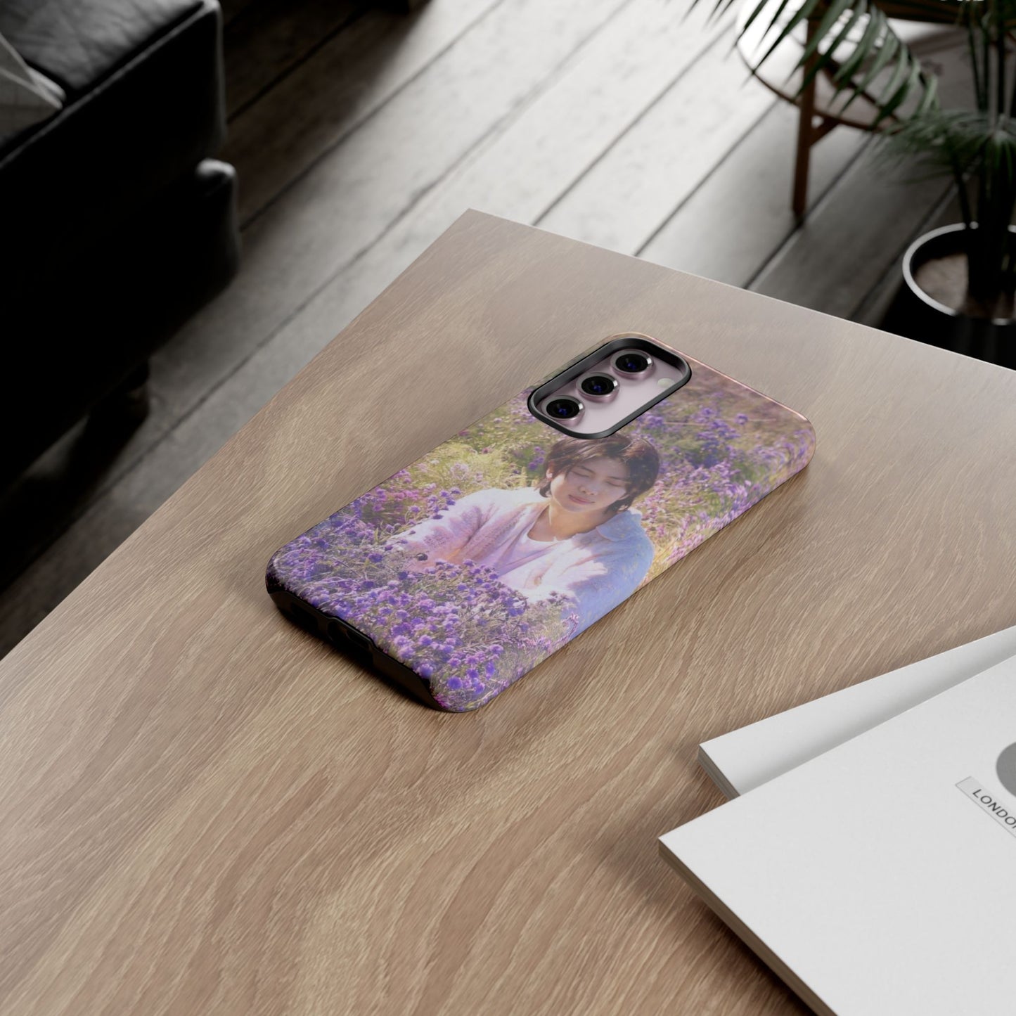 RM Floral Lavender Photo Phone Case