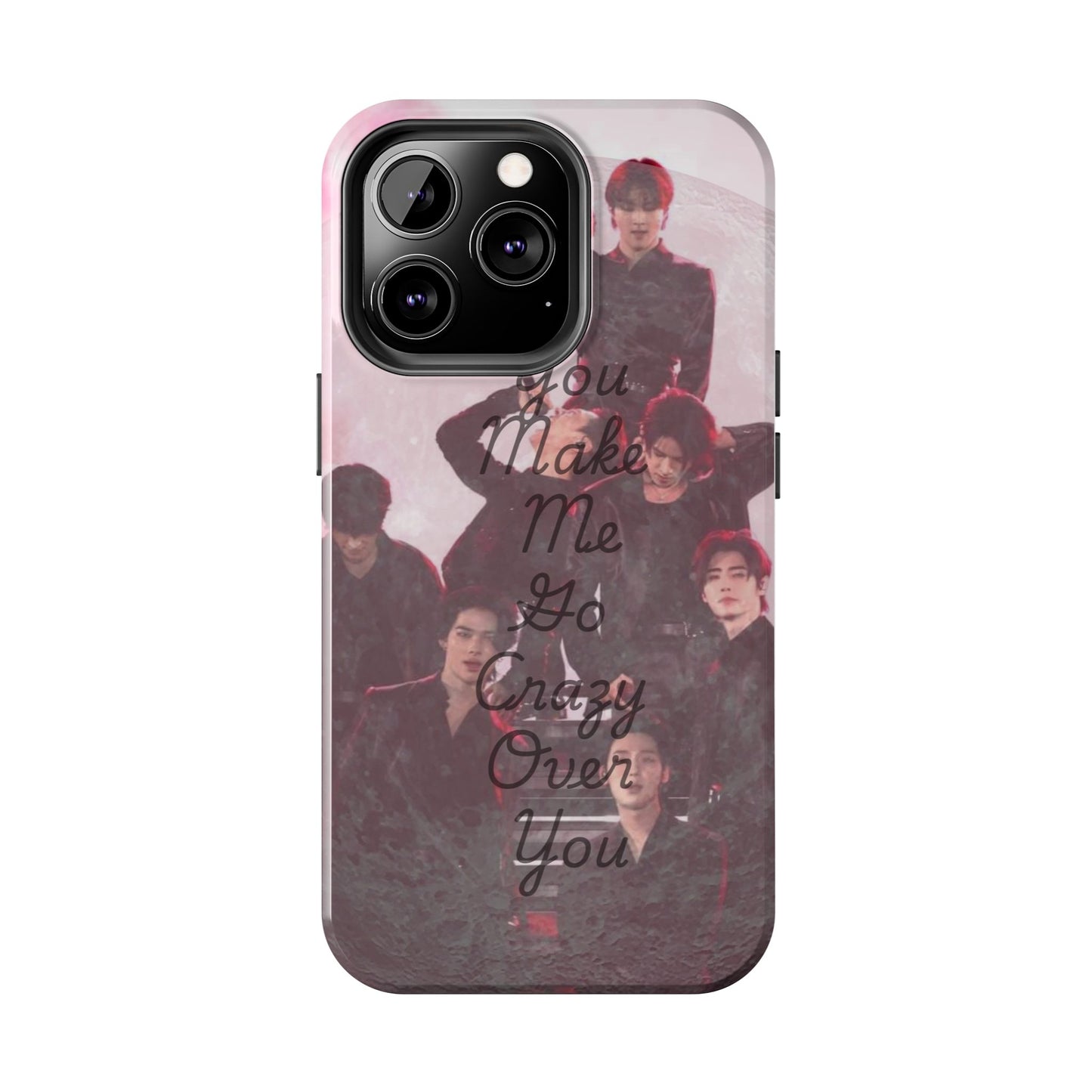 Enhypen Stylish Phone Case - You Make Me Go Crazy Over You, Durable Protection, Trendy Accessory, Gift for Friends