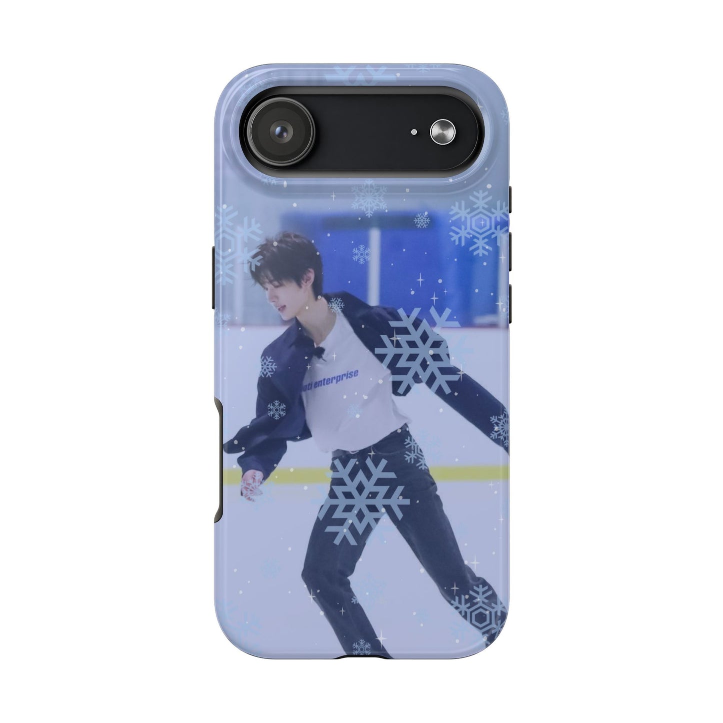 Ice Prince Tough Phone Case, Stylish Phone Protector, Winter Sports Accessory, Unique Gift for Skaters, Durable Phone Shell