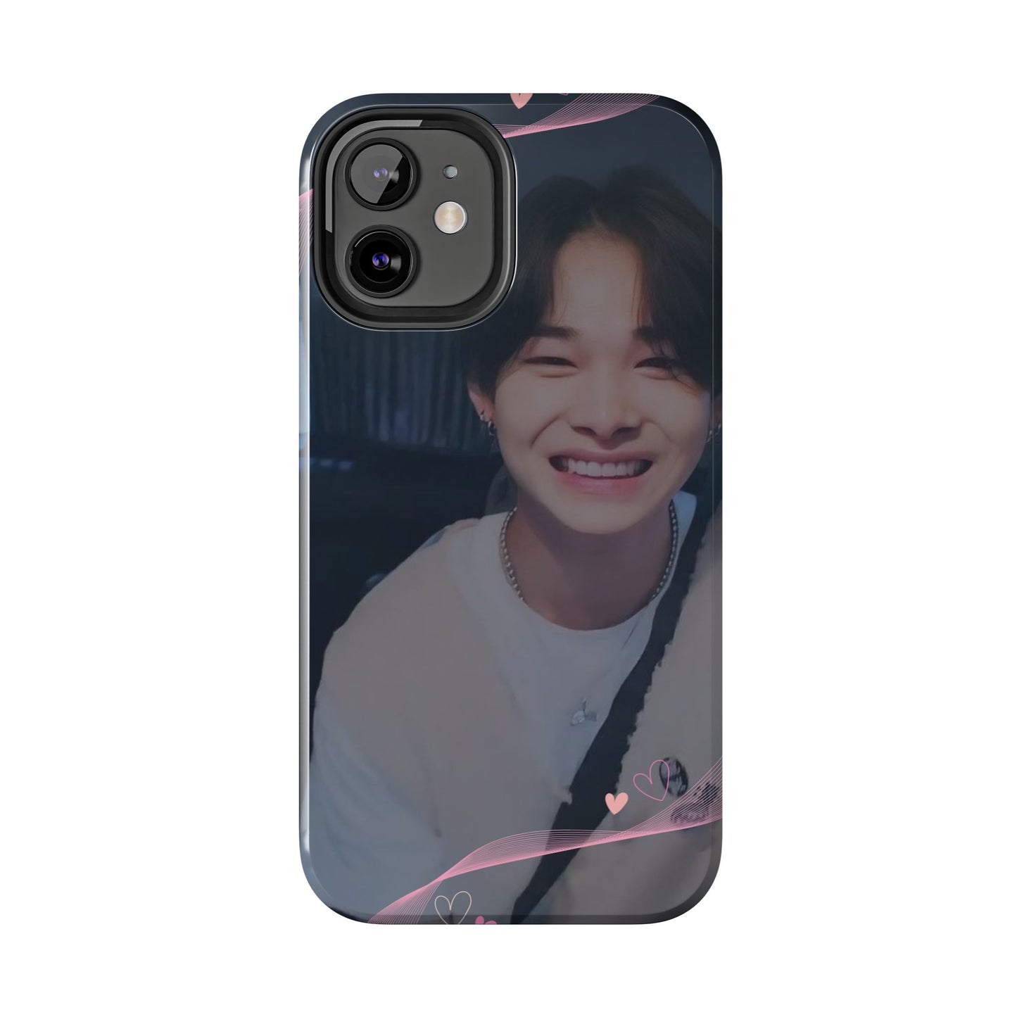 Customizable Phone Case, Cute Phone Cover, Gifts for Teens, Personalized Accessories, Trendy Phone Protection, Heart Design