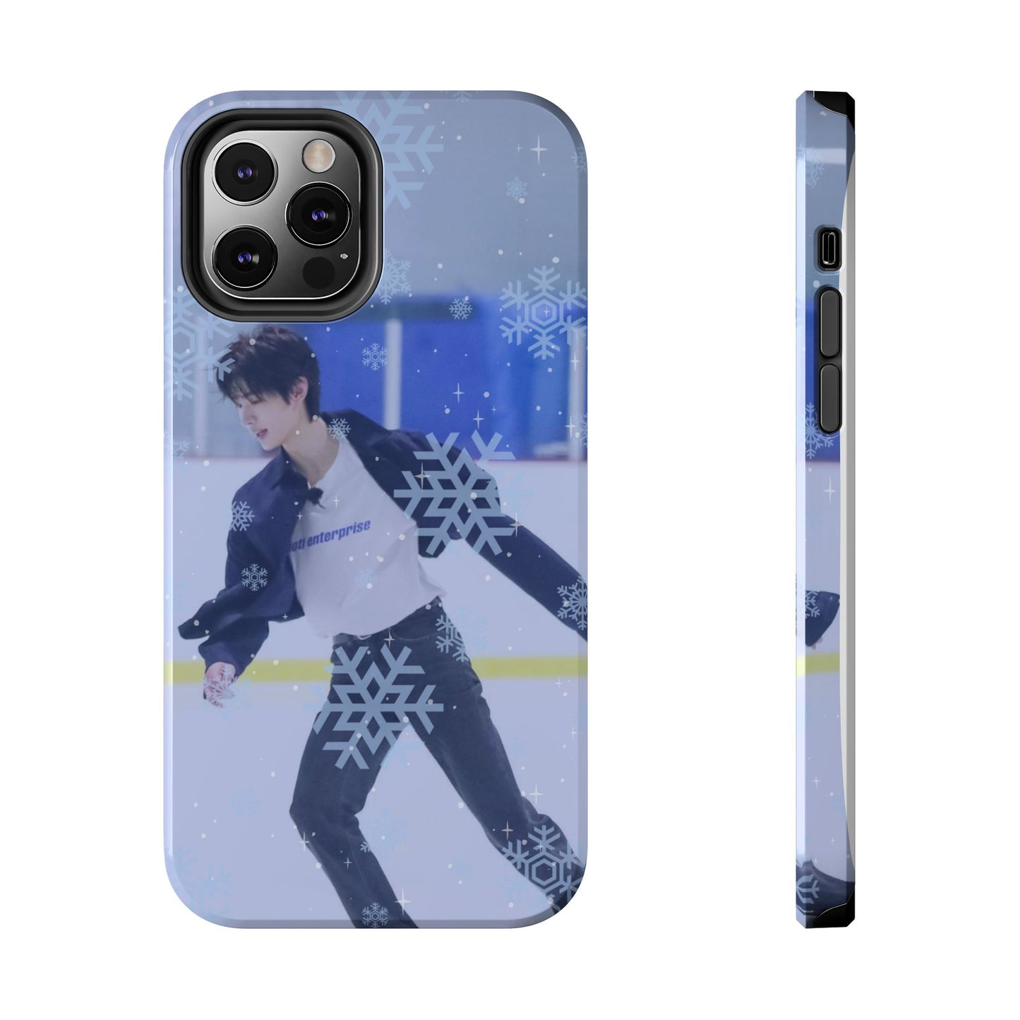 Ice Prince Tough Phone Case, Stylish Phone Protector, Winter Sports Accessory, Unique Gift for Skaters, Durable Phone Shell