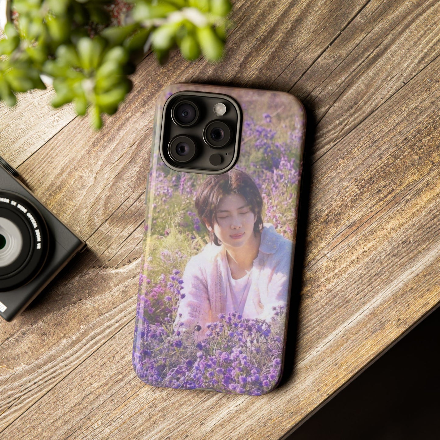 RM Floral Lavender Photo Phone Case